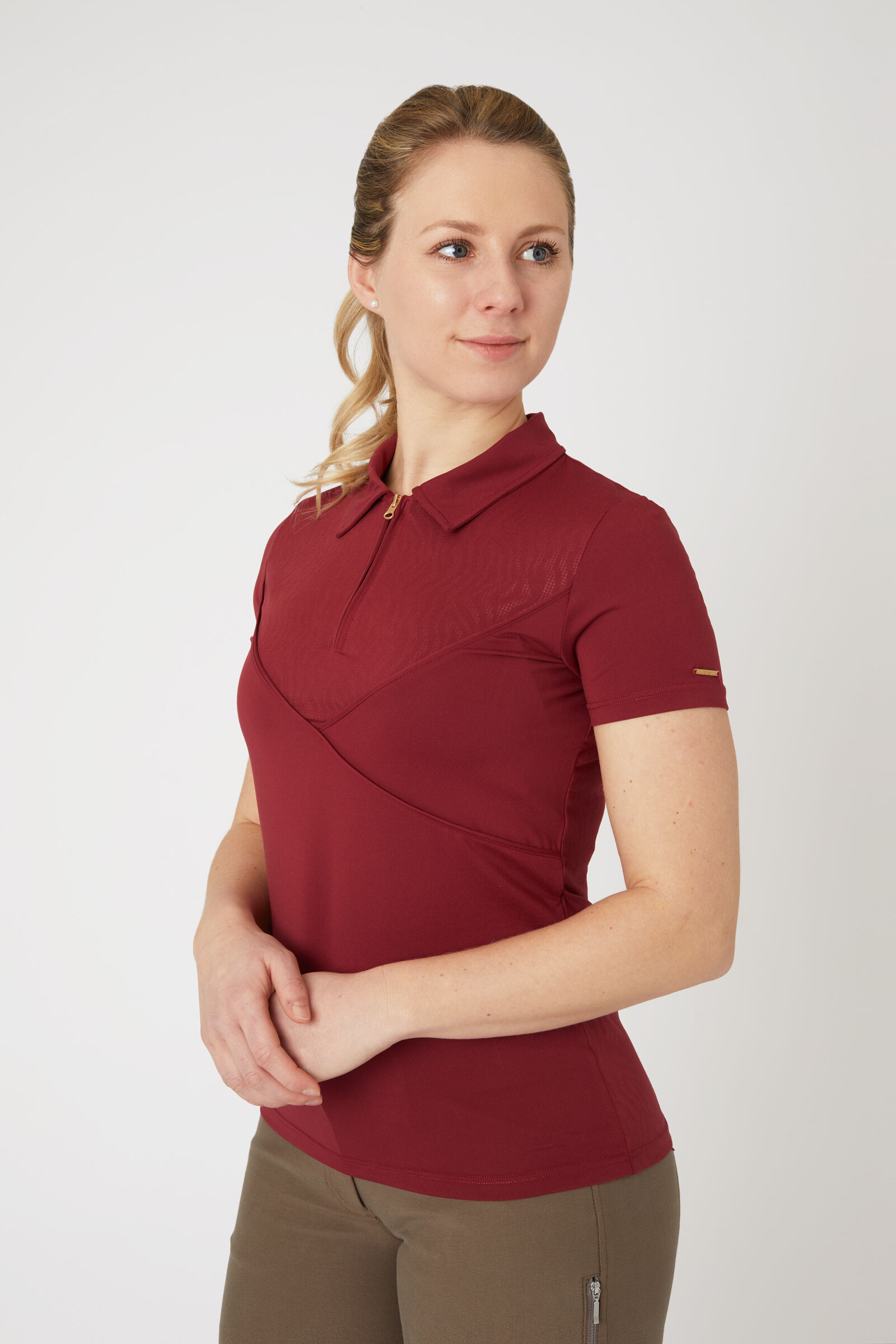 Women s Equestrian Polo Shirts Horse Riding Polo Shirts horze