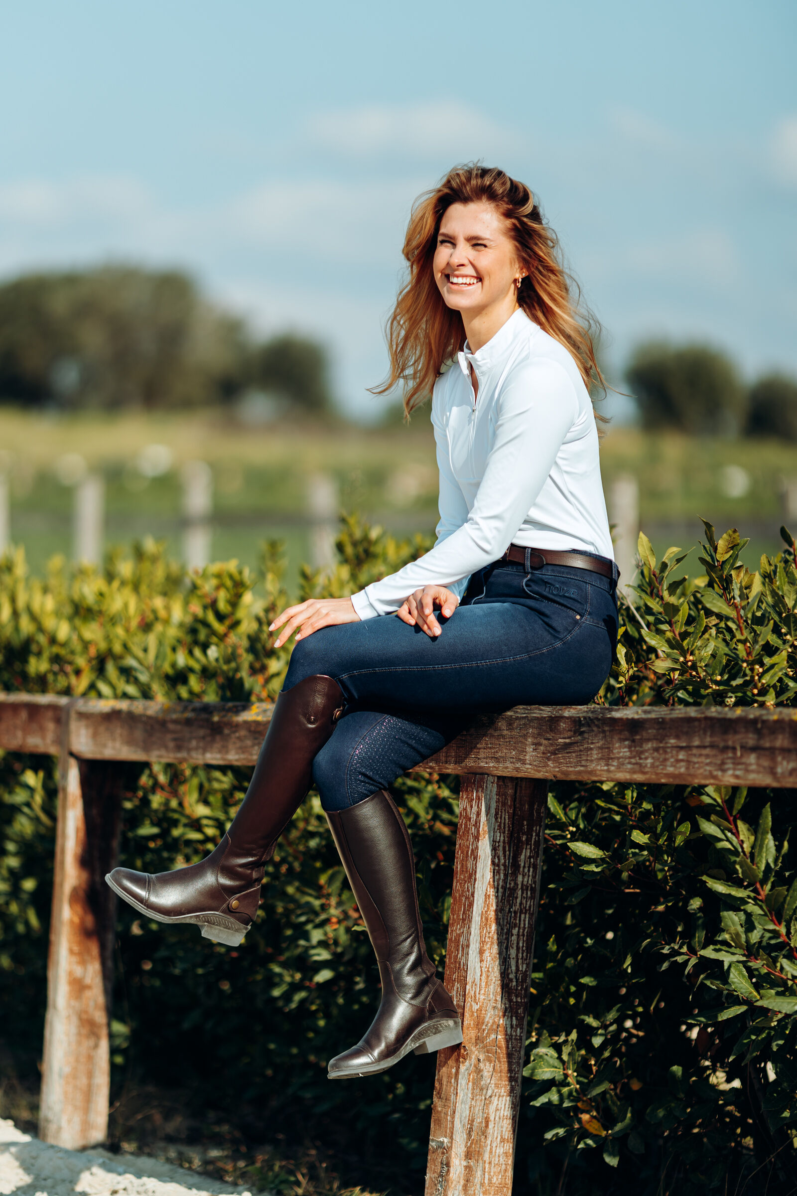 Female best sale riding boots