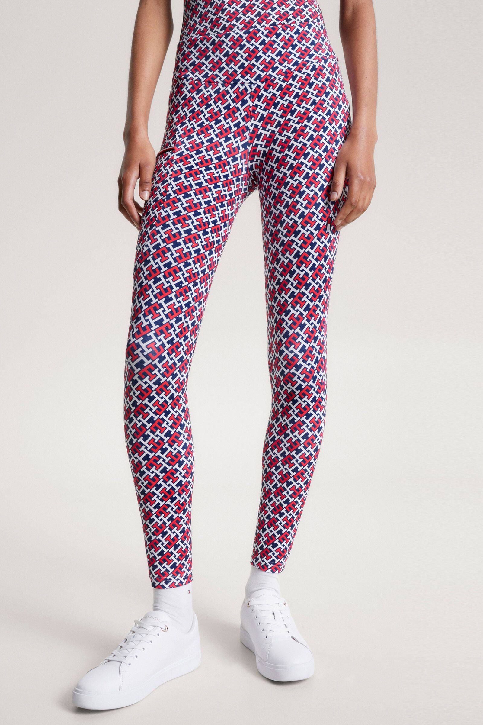 Tommy hilfiger deals logo print leggings