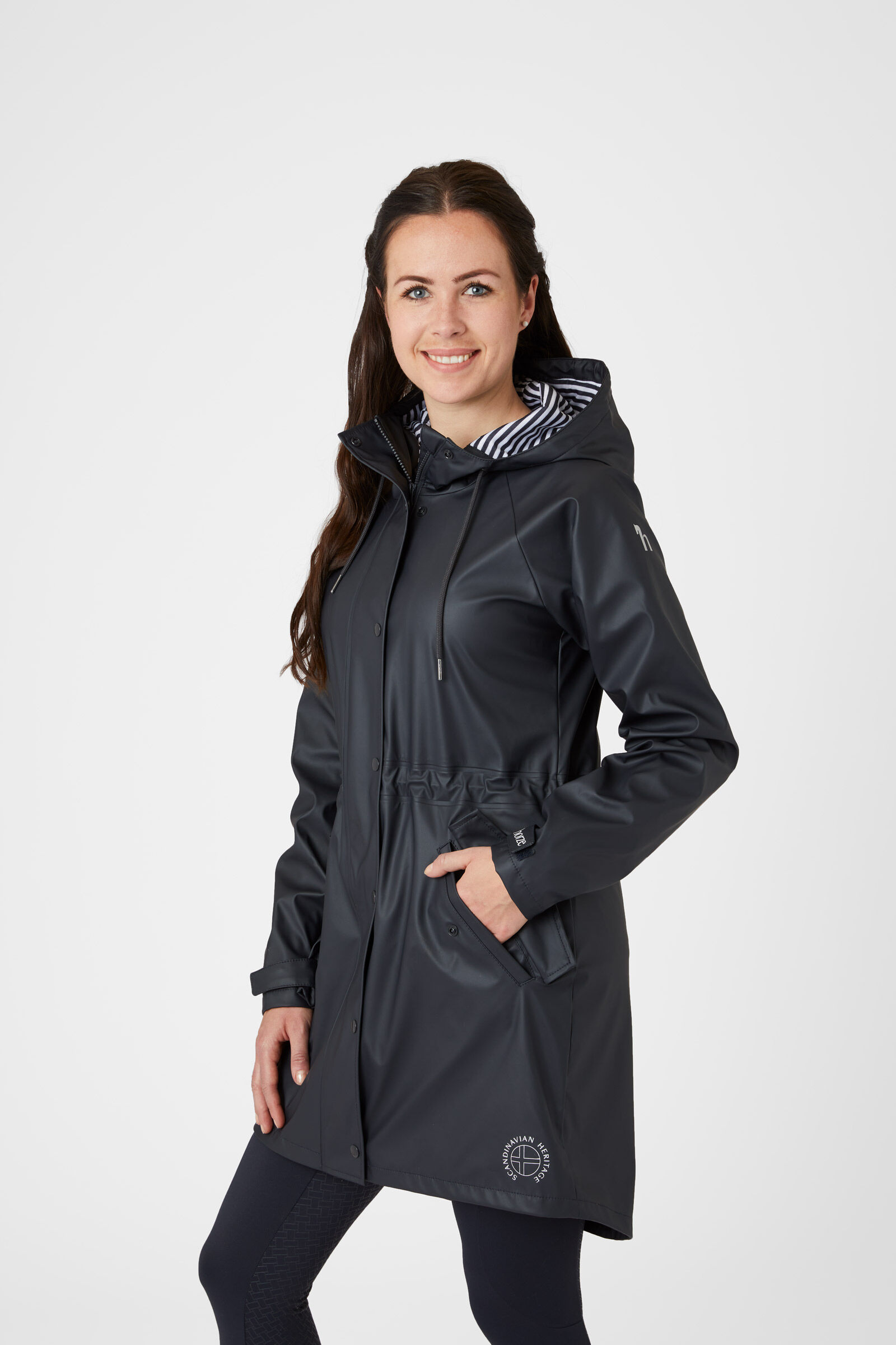 Horze Dania Women s PU Rain Coat with Jersey Lining