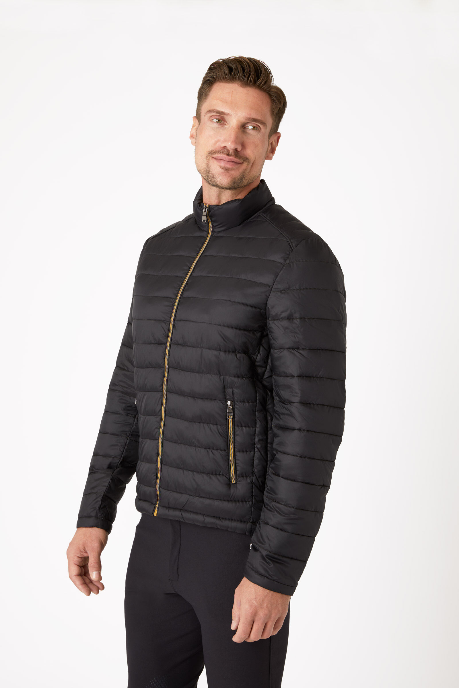 Mens quilted clearance riding jacket
