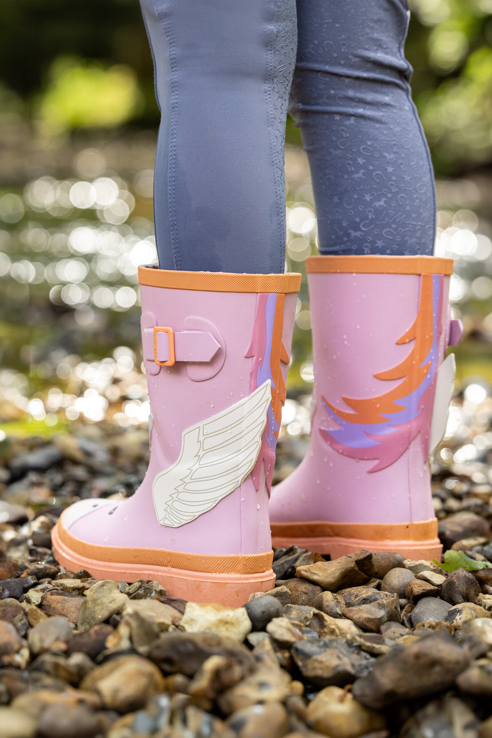 Cat and jack unicorn rain boots top