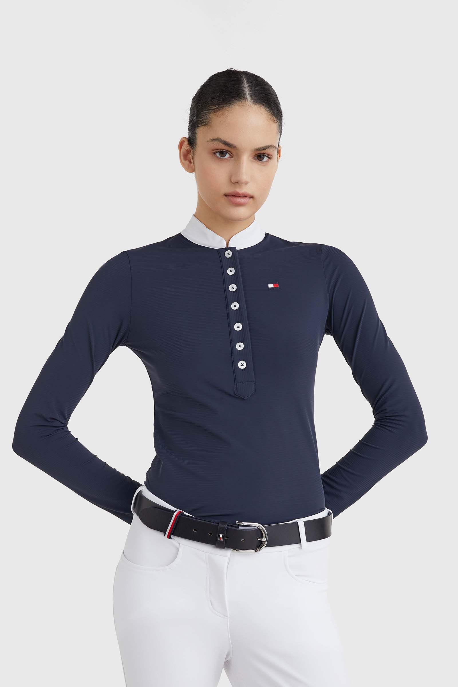 Long sleeve tommy shop hilfiger shirt womens