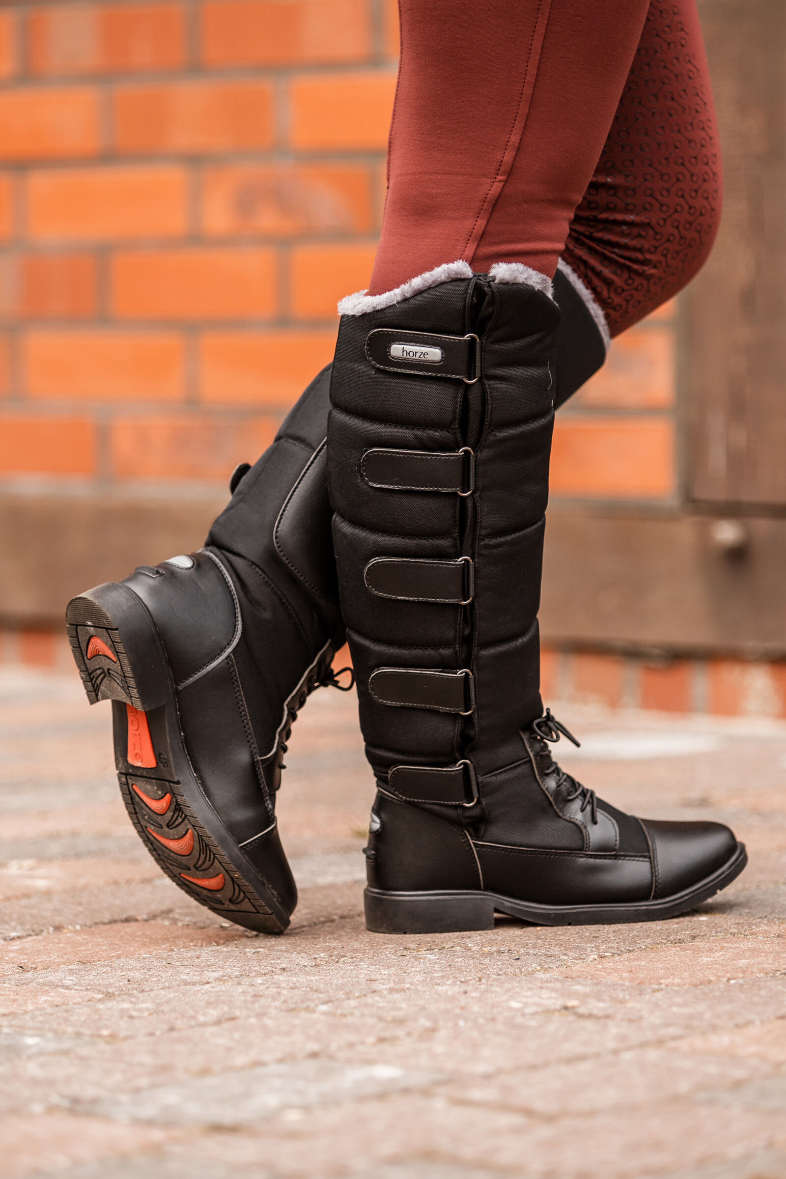 Riding boots with fur cheap