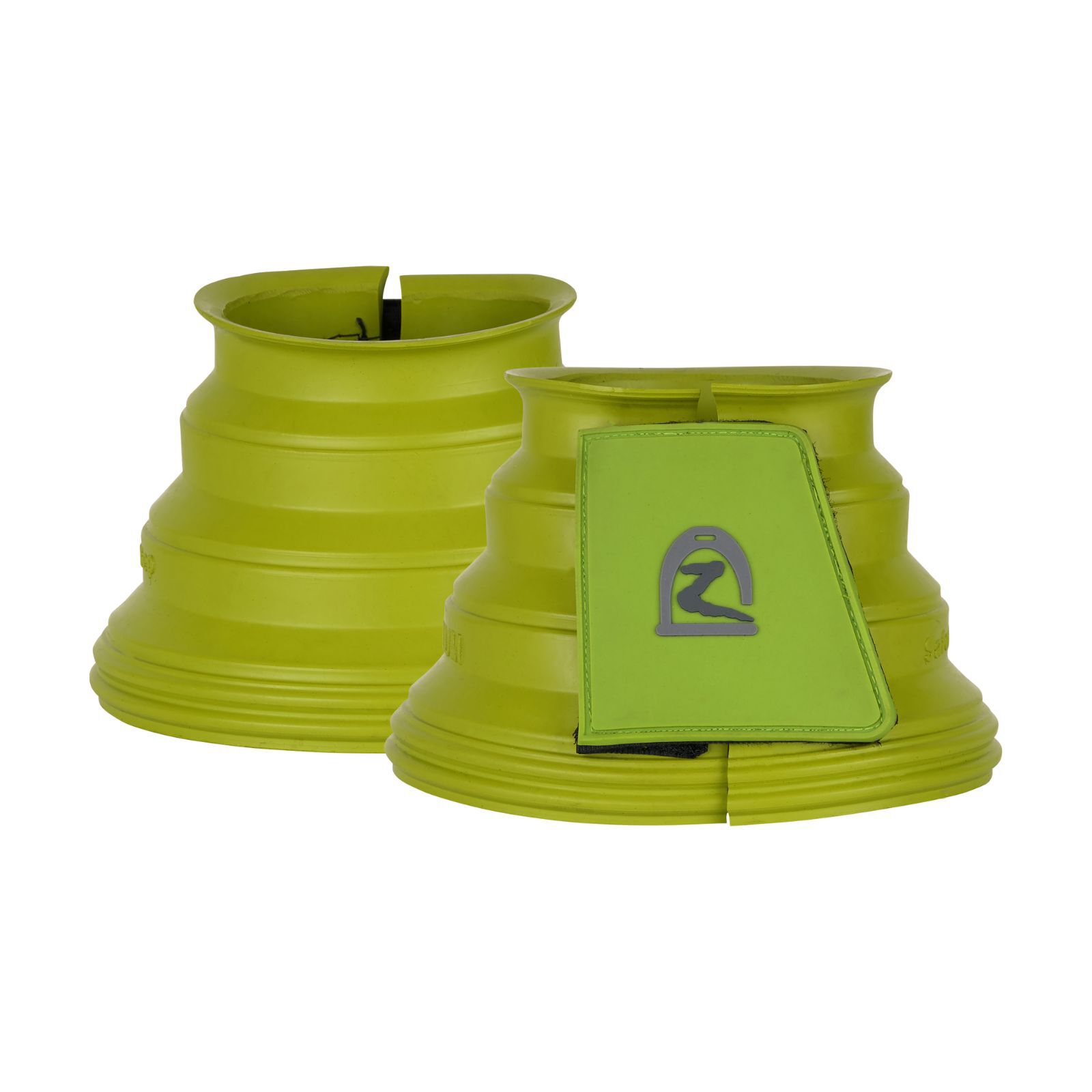 Lime green shop bell boots