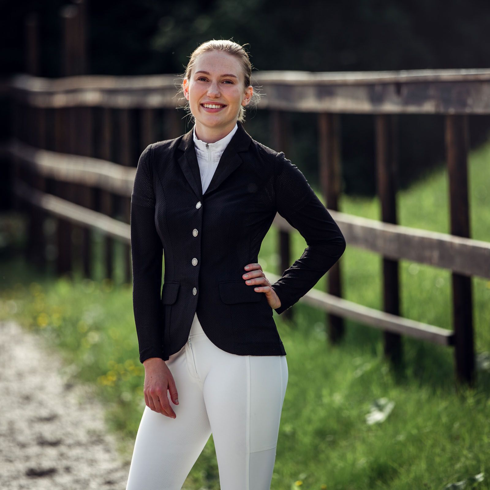 Mesh horse hotsell show jacket