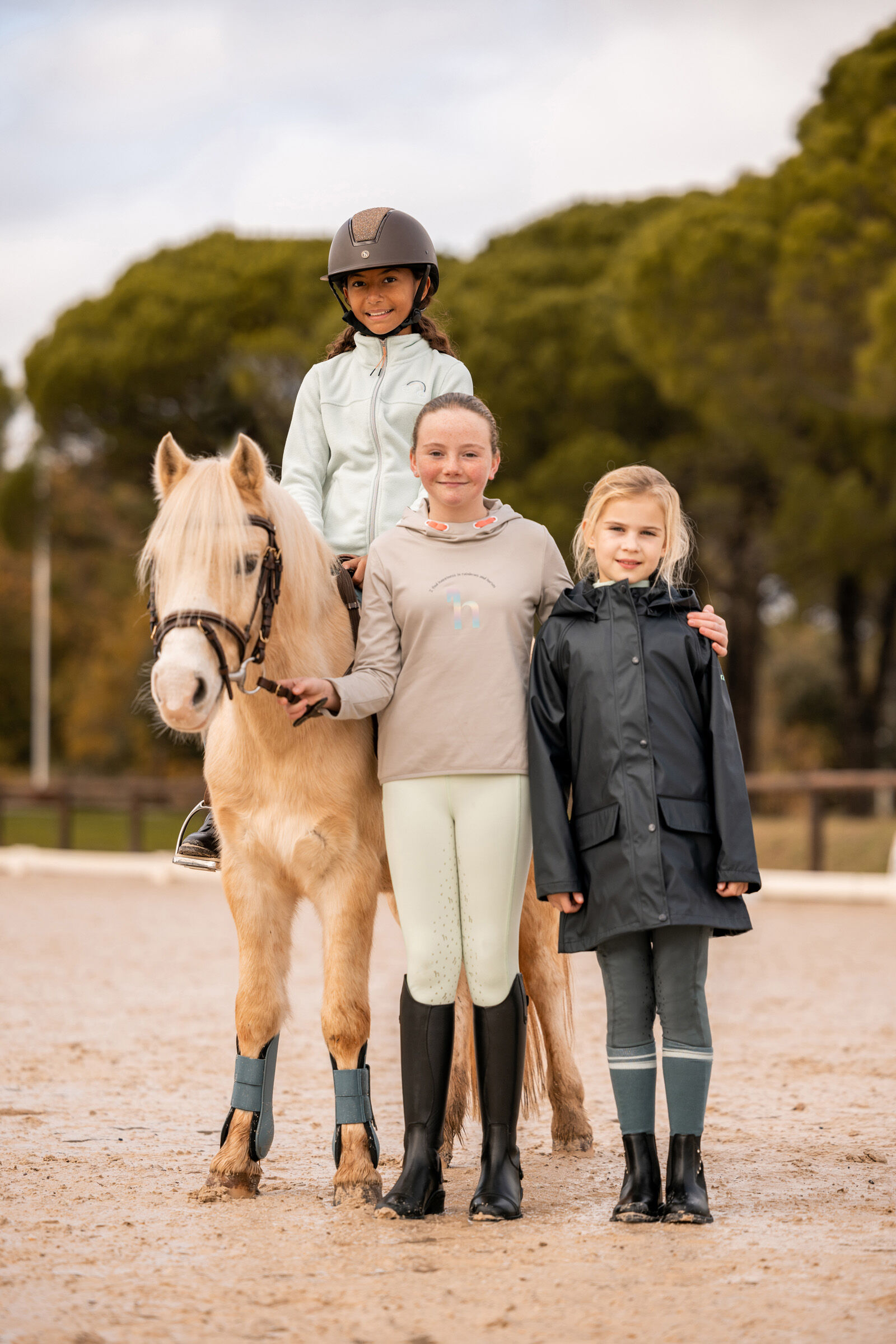 Horze Clara Kids Rain Riding Jacket