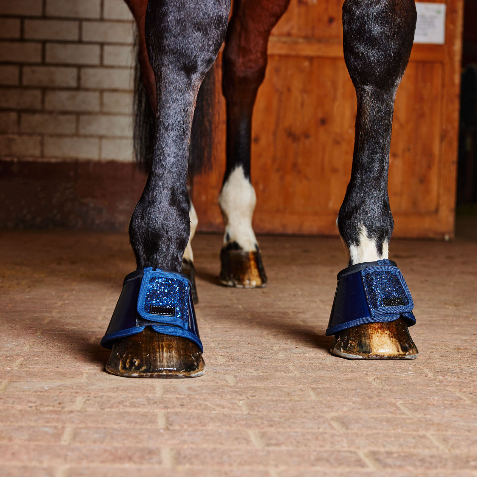 Horze Bell Boots with Glitter