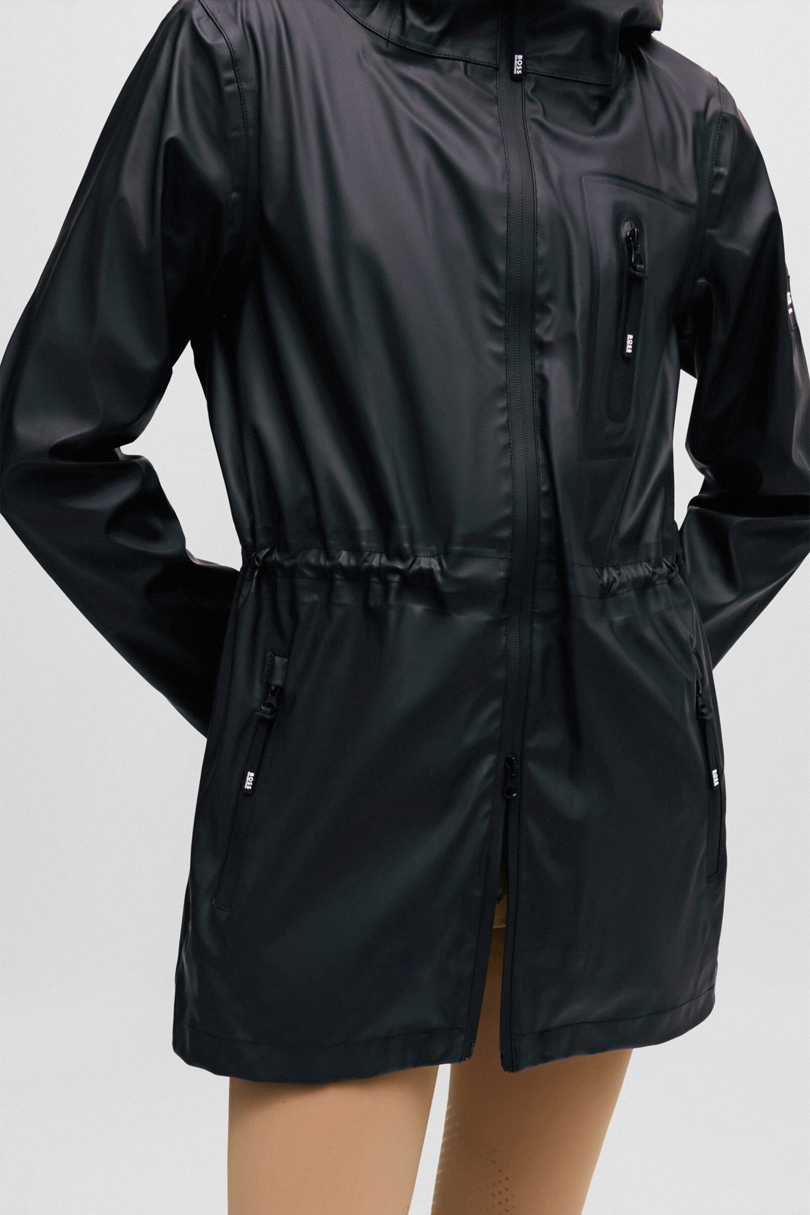Boss raincoat store