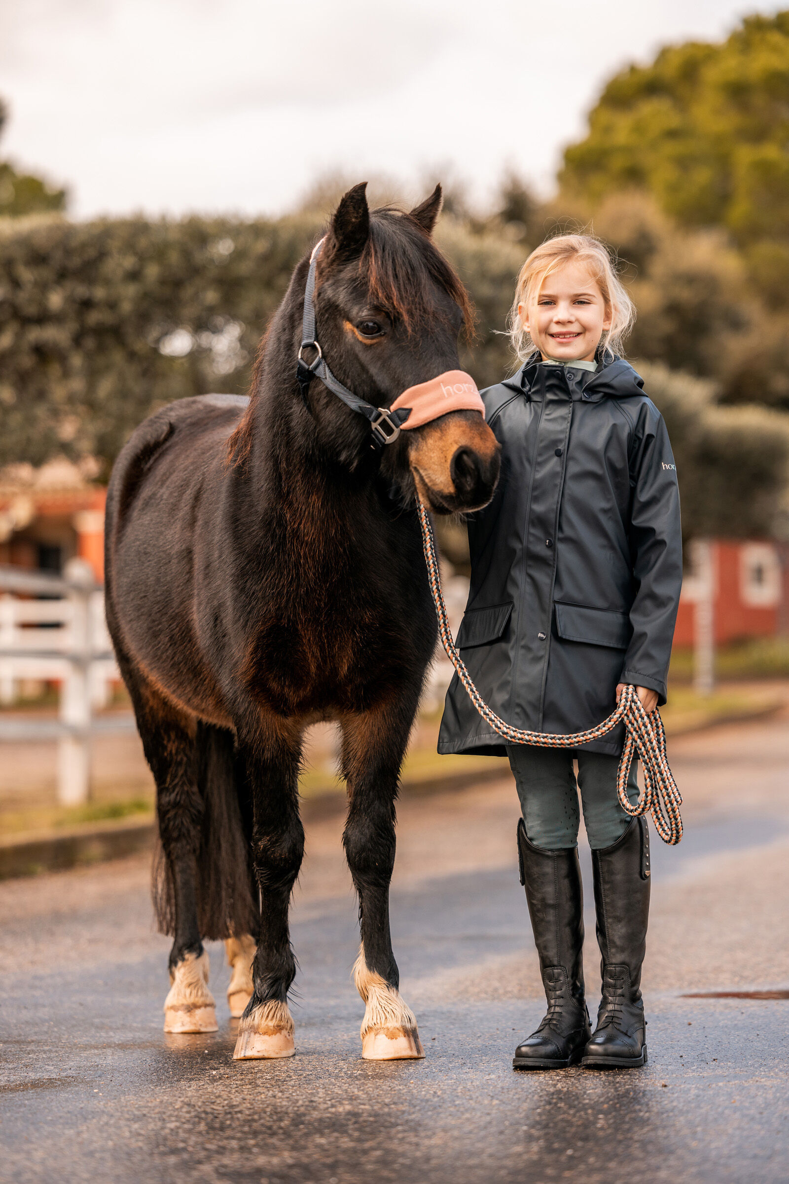 Girls horse riding jacket on sale