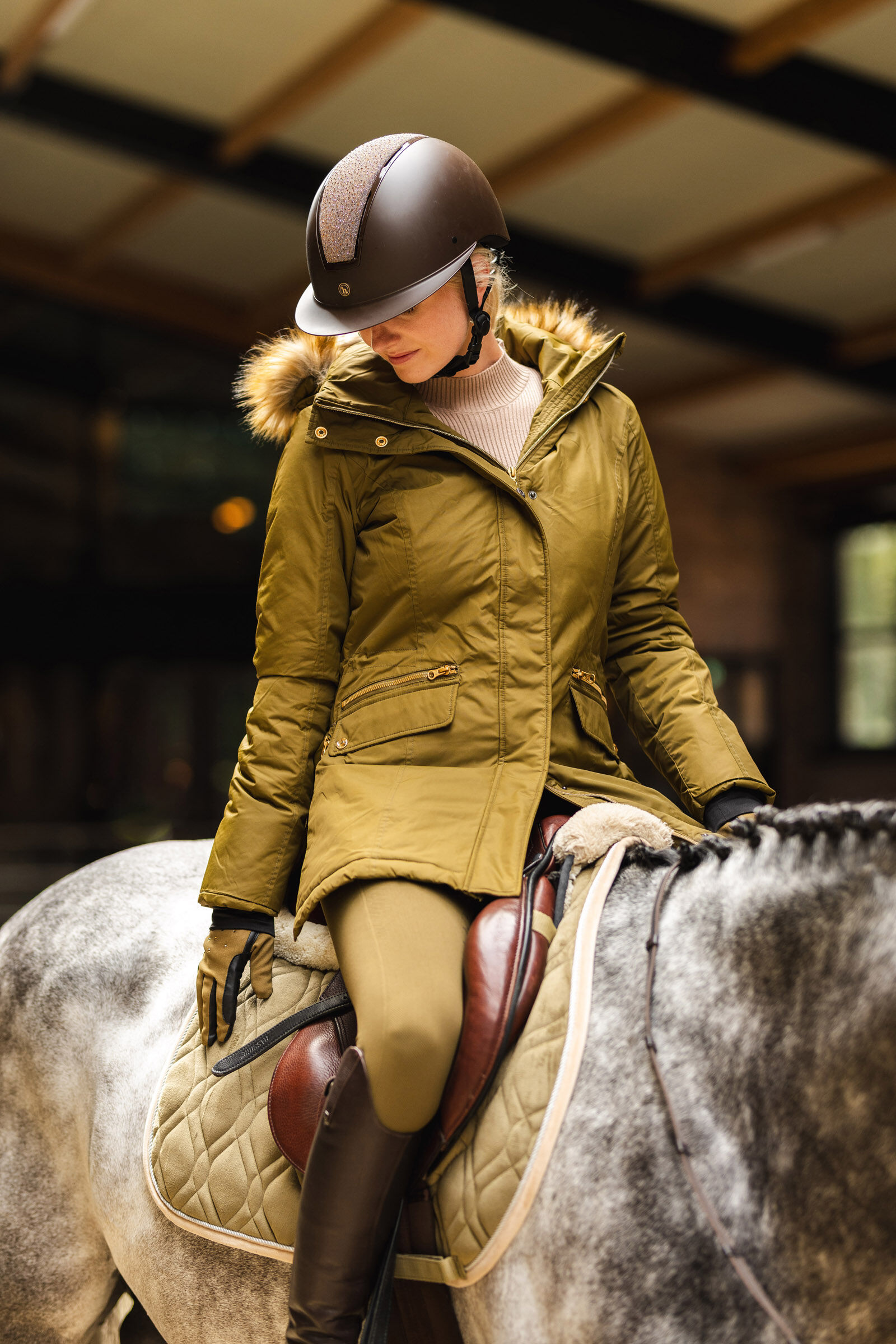 Womens horse on sale riding coat
