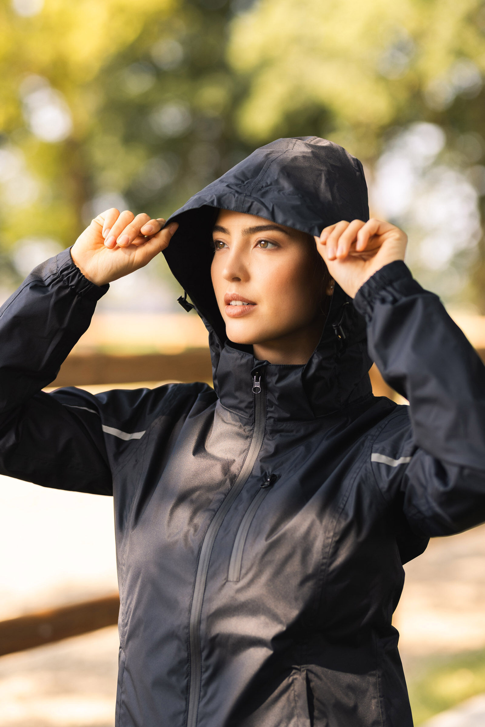 Riding rain jacket store