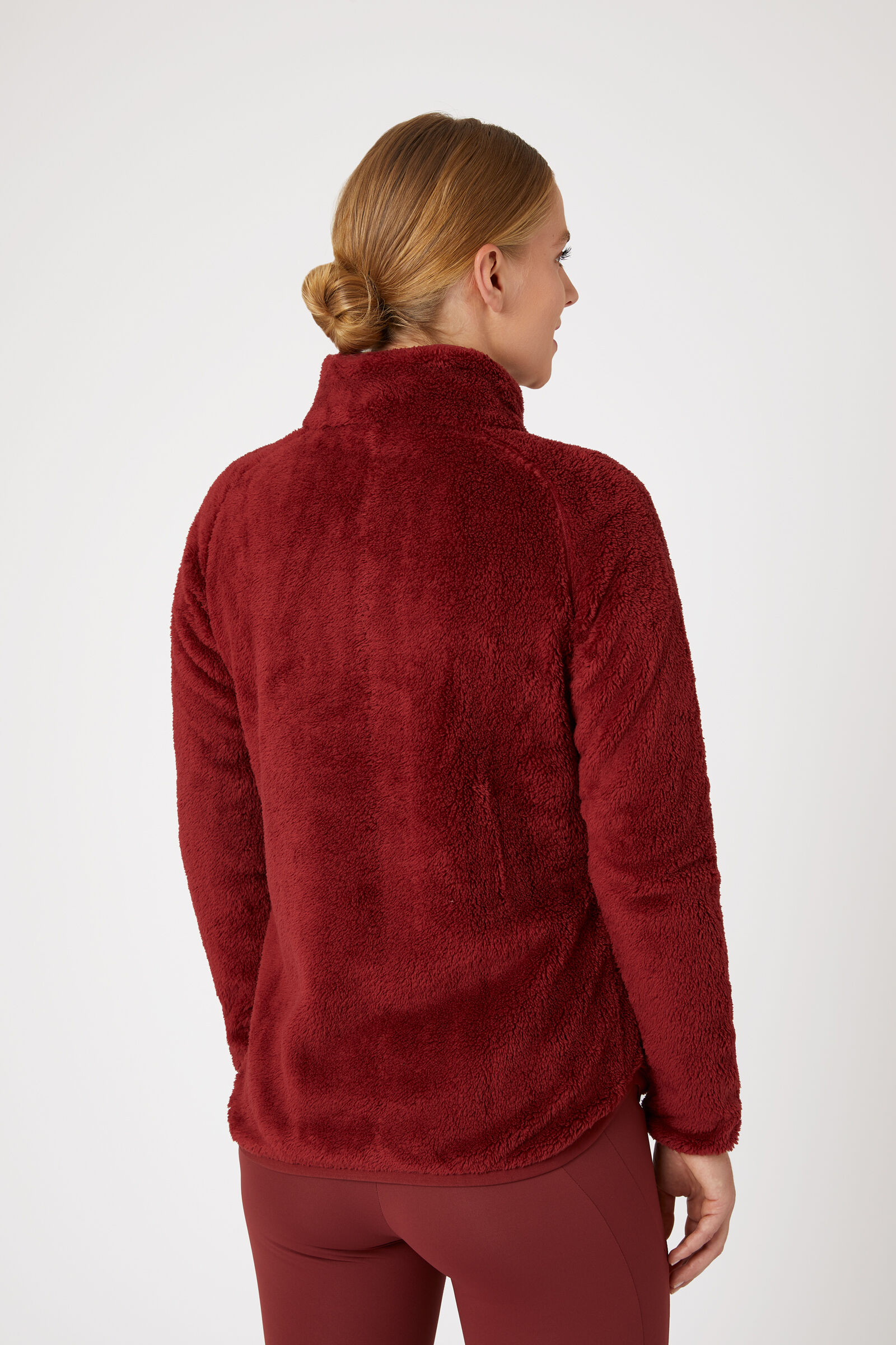 North face furry outlet fleece jacket