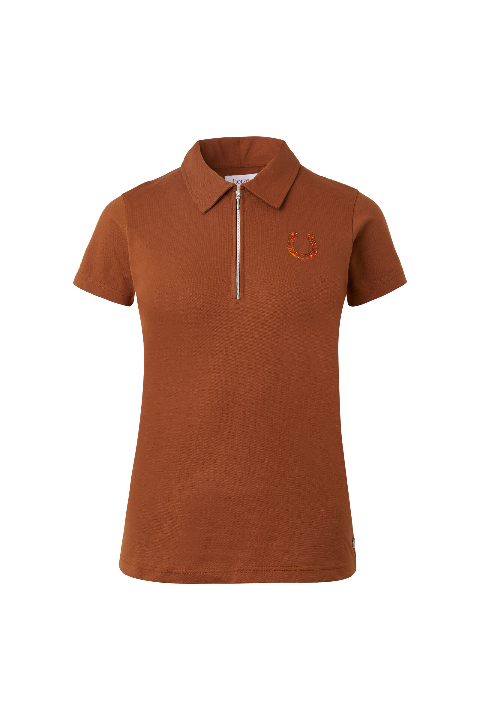 Horze Amy Women s Short Sleeve Cotton Stretch Polo Shirt horze