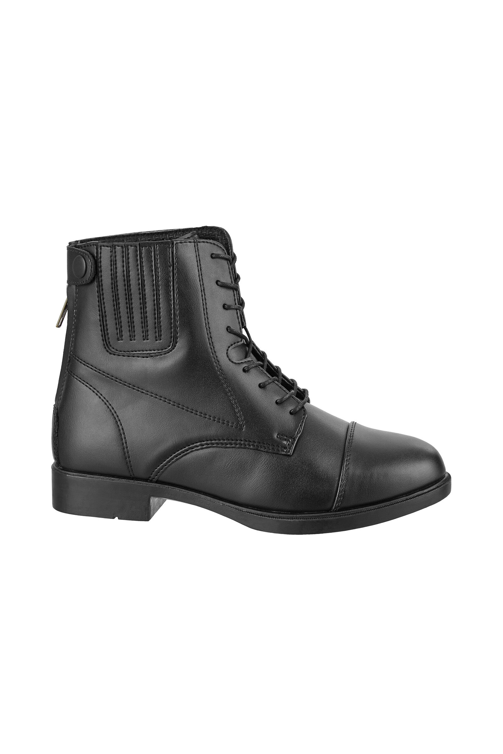Black boots with zipper up the back cheap