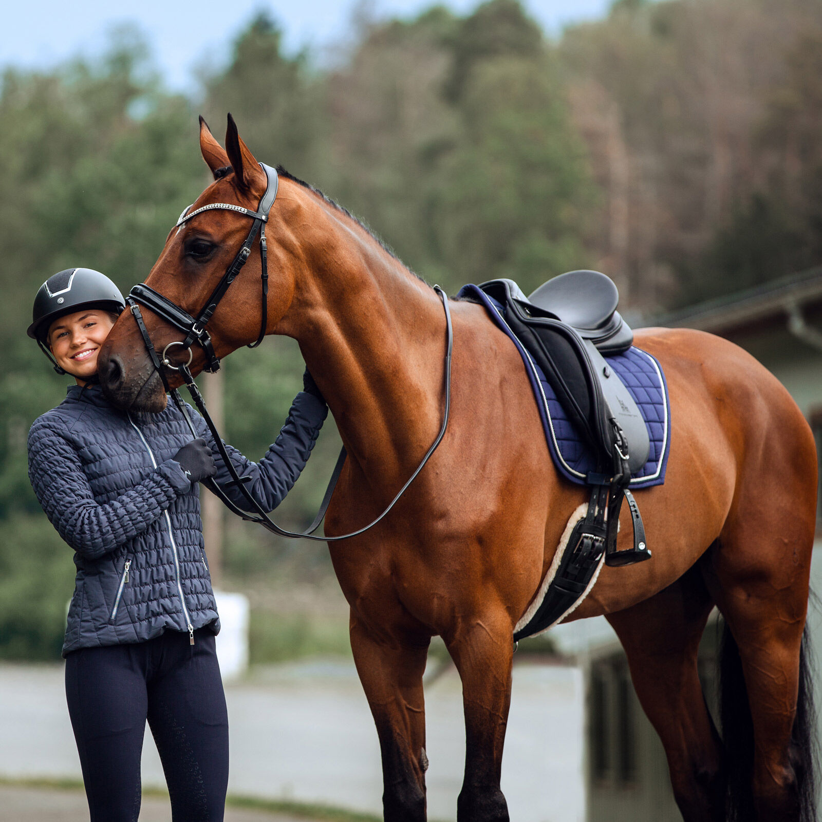 Padded horse riding jacket hotsell