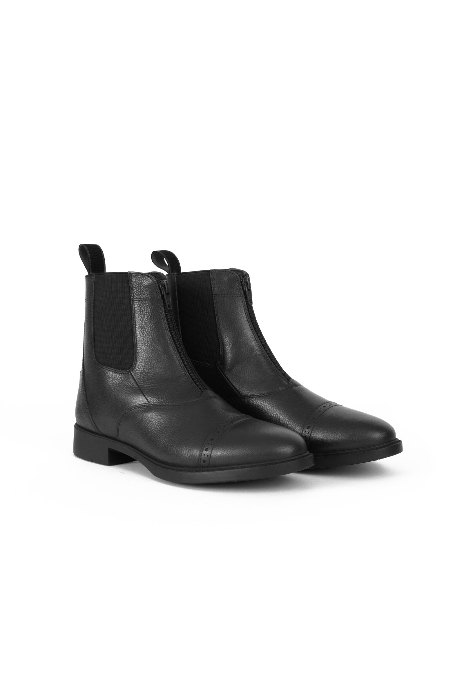 Black leather jodhpur boots online