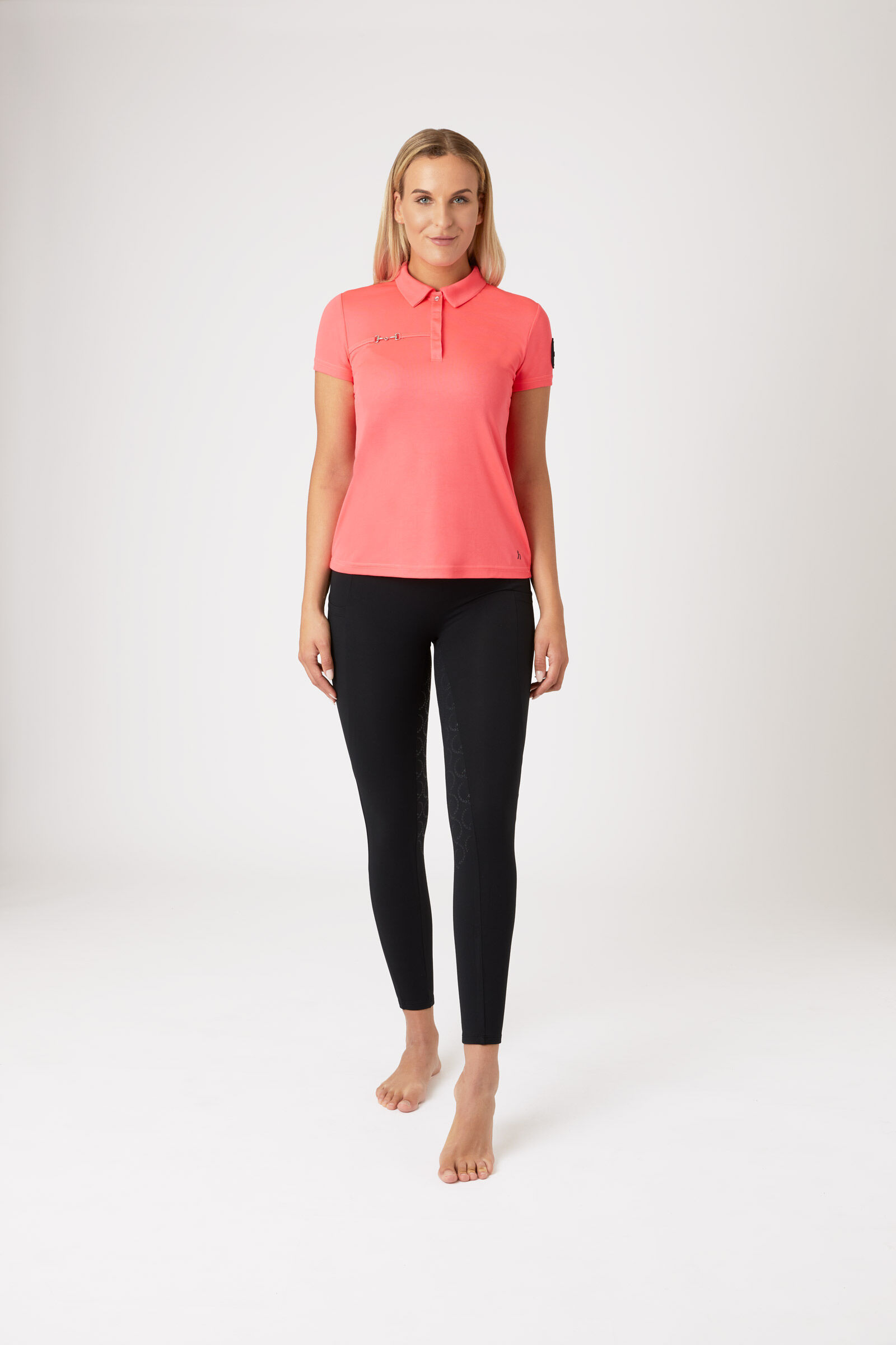Polo shirt and leggings best sale