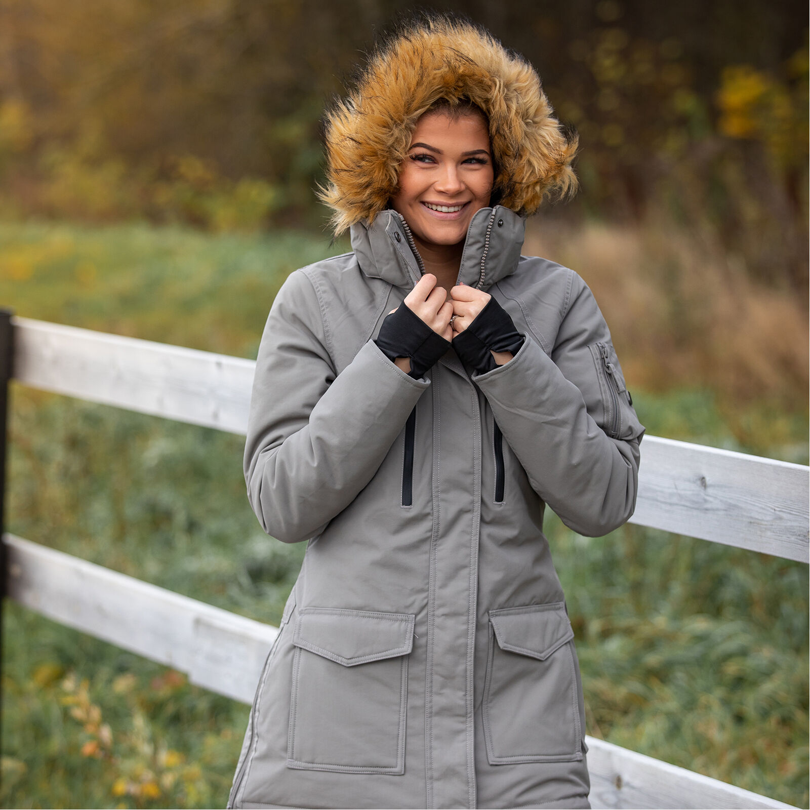 Horze Brooke Women s Long Parka Riding Jacket horze