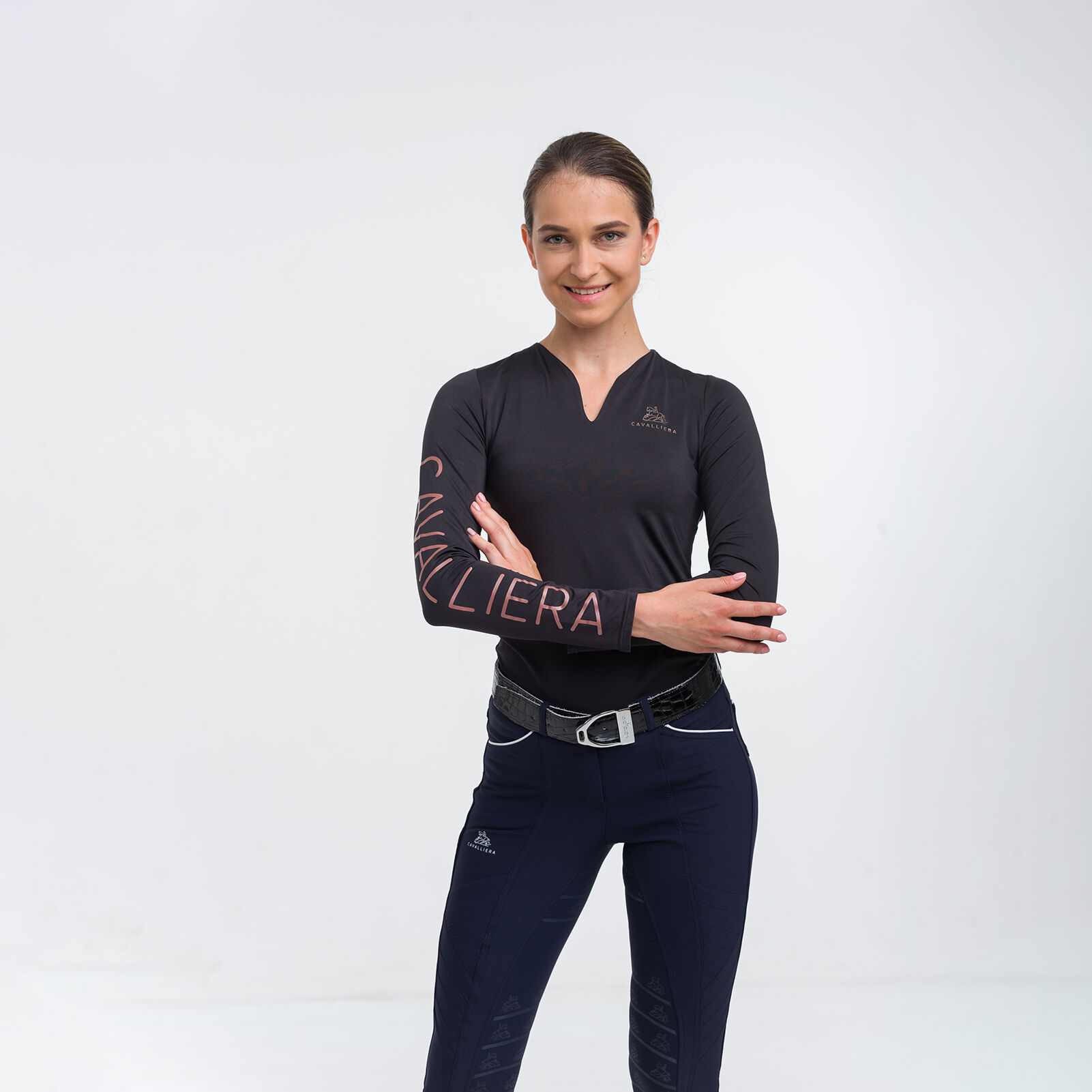 Cavalliera Rose Gold Top long sleeve horze