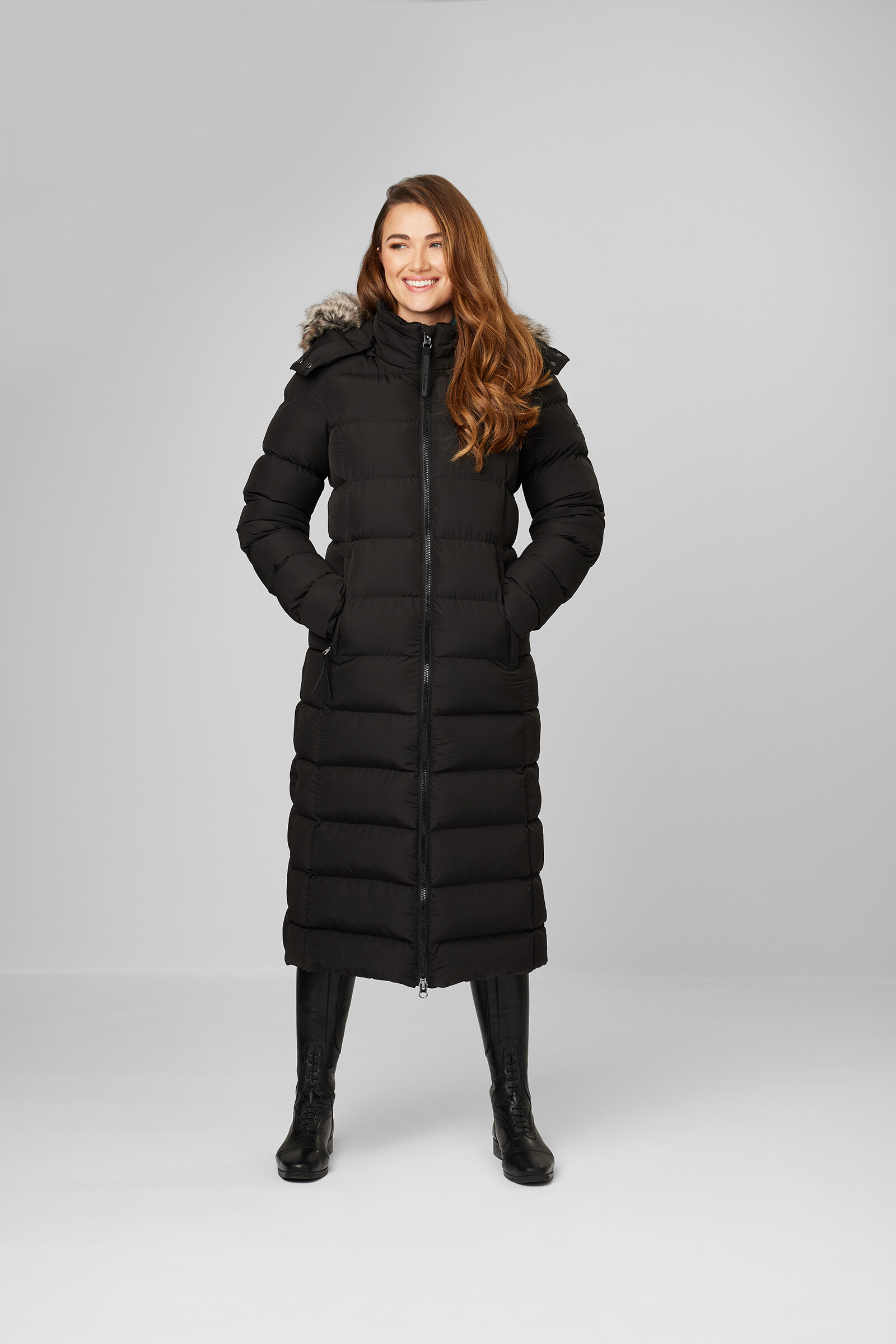 Ladies longline winter coats hot sale