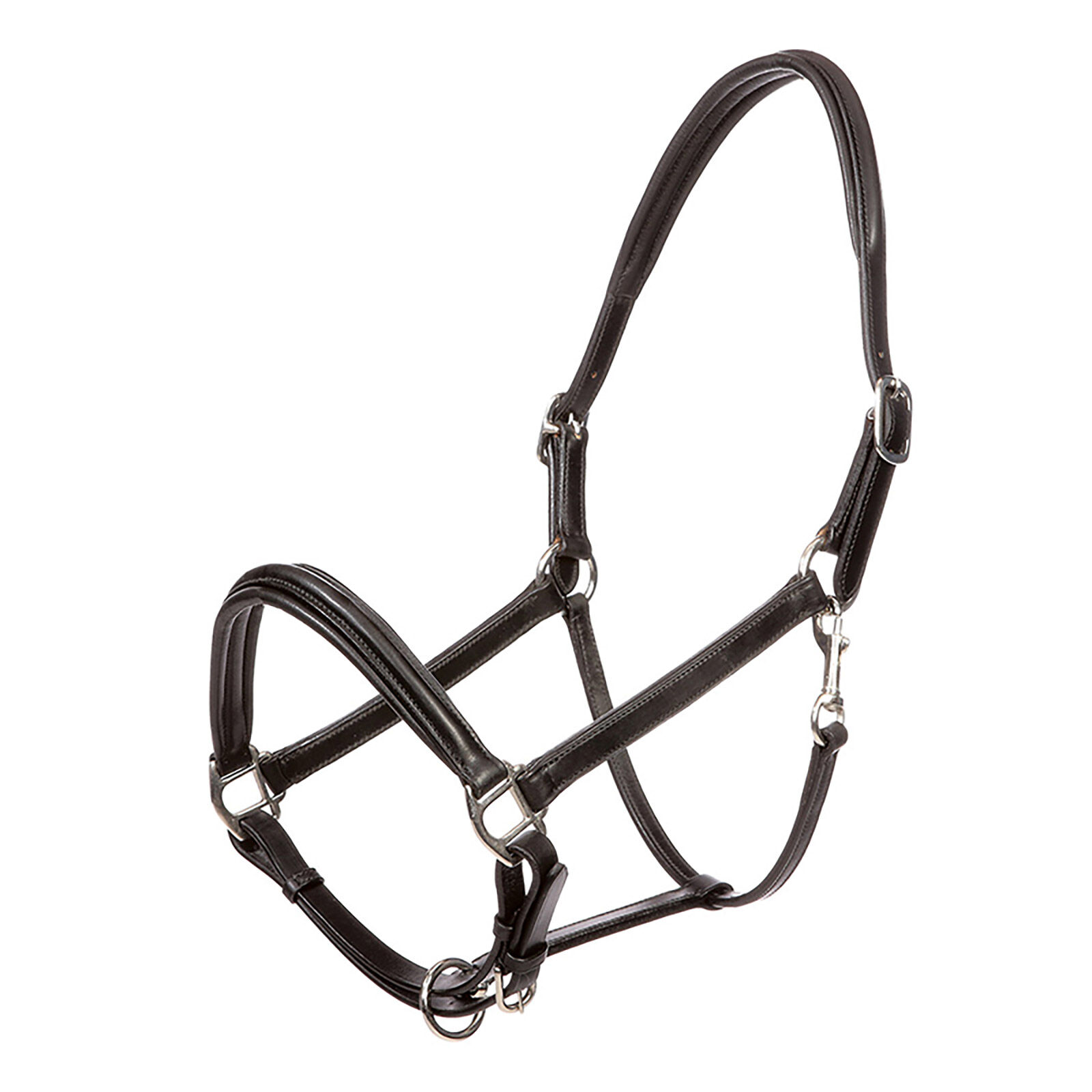Leather halter top