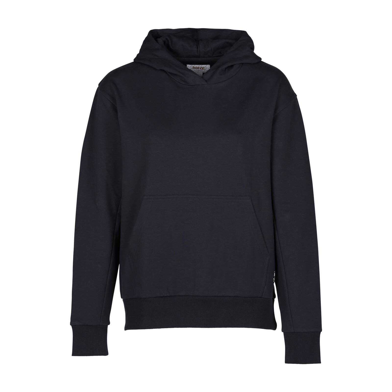Plain black hoodie women 2025