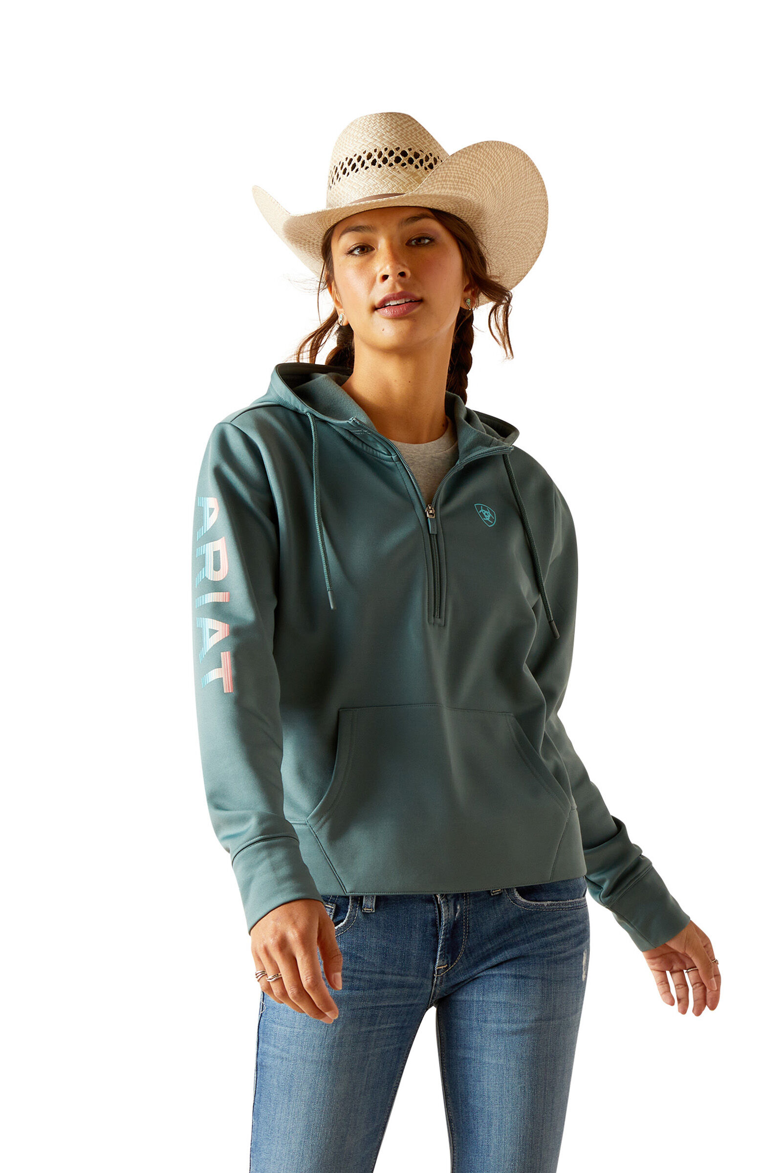 Ariat Women s Tek 1 2 Zip Hoodie horze