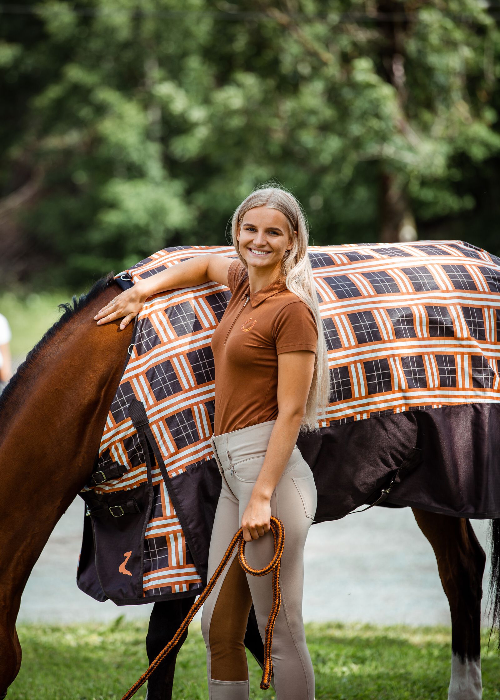 Women's polo shorts with horses new arrivals
