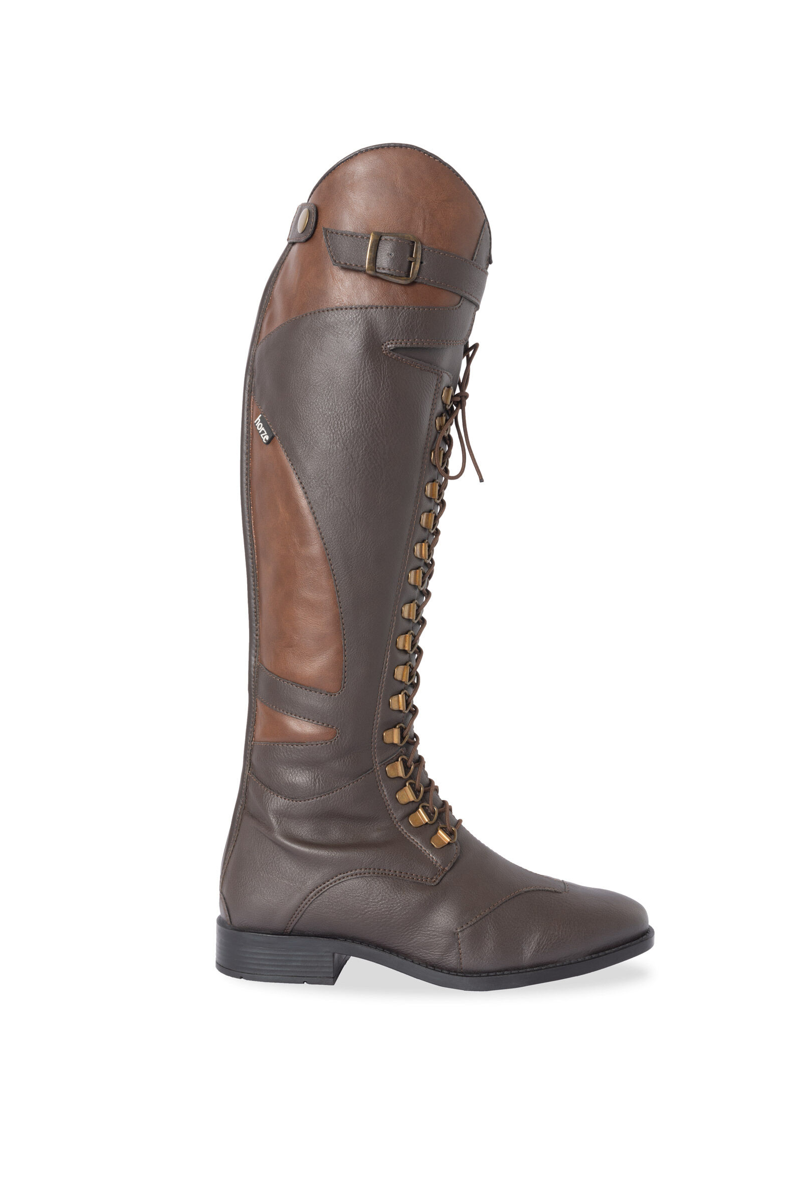 Tall boots with buckles and straps on sale