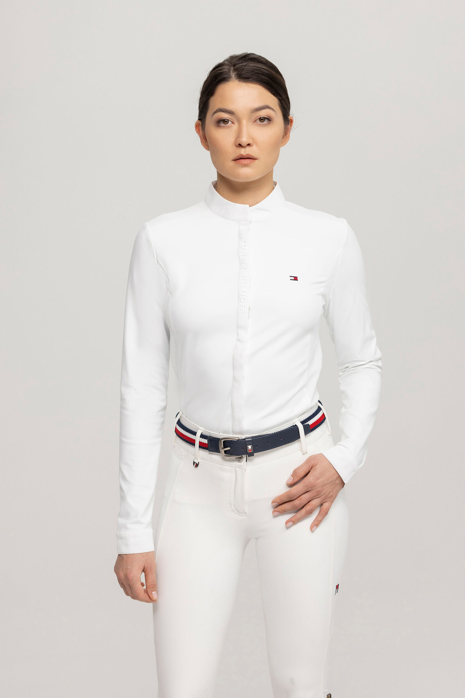 Tommy Hilfiger Equestrian Charlotte Women s Button up Show Shirt horze