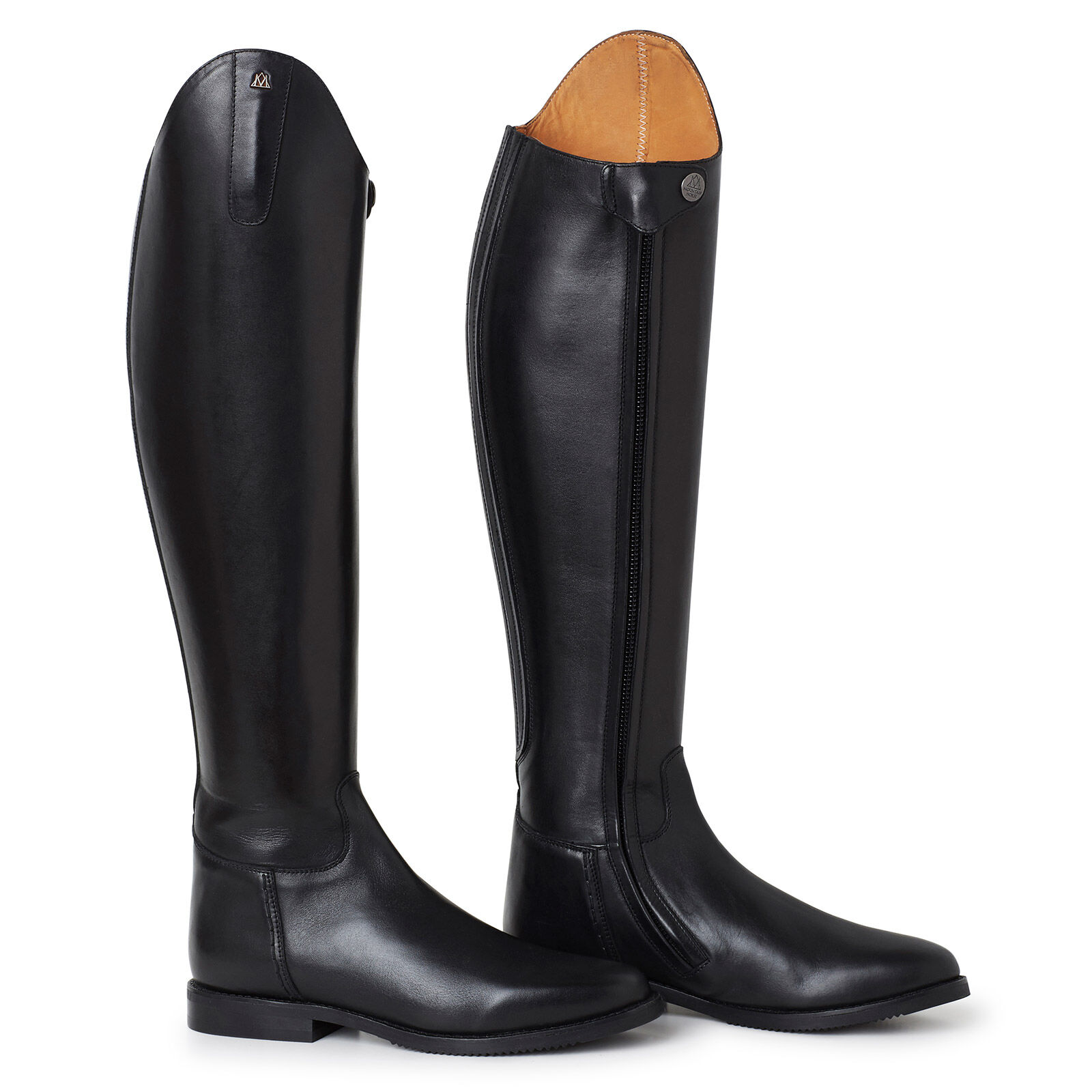 Black horse riding boots discount