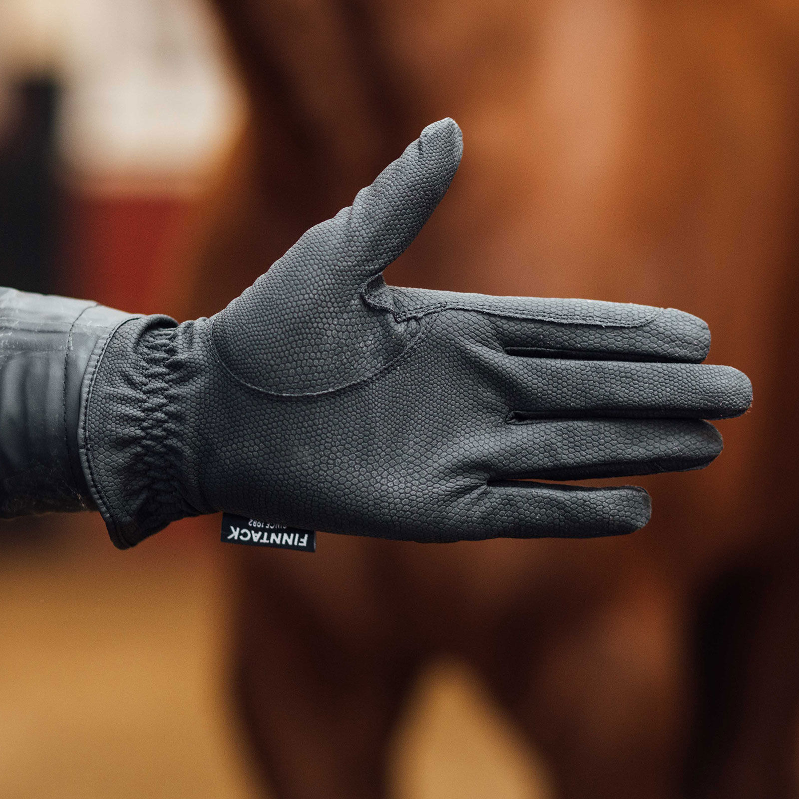 Artificial leather gloves discount