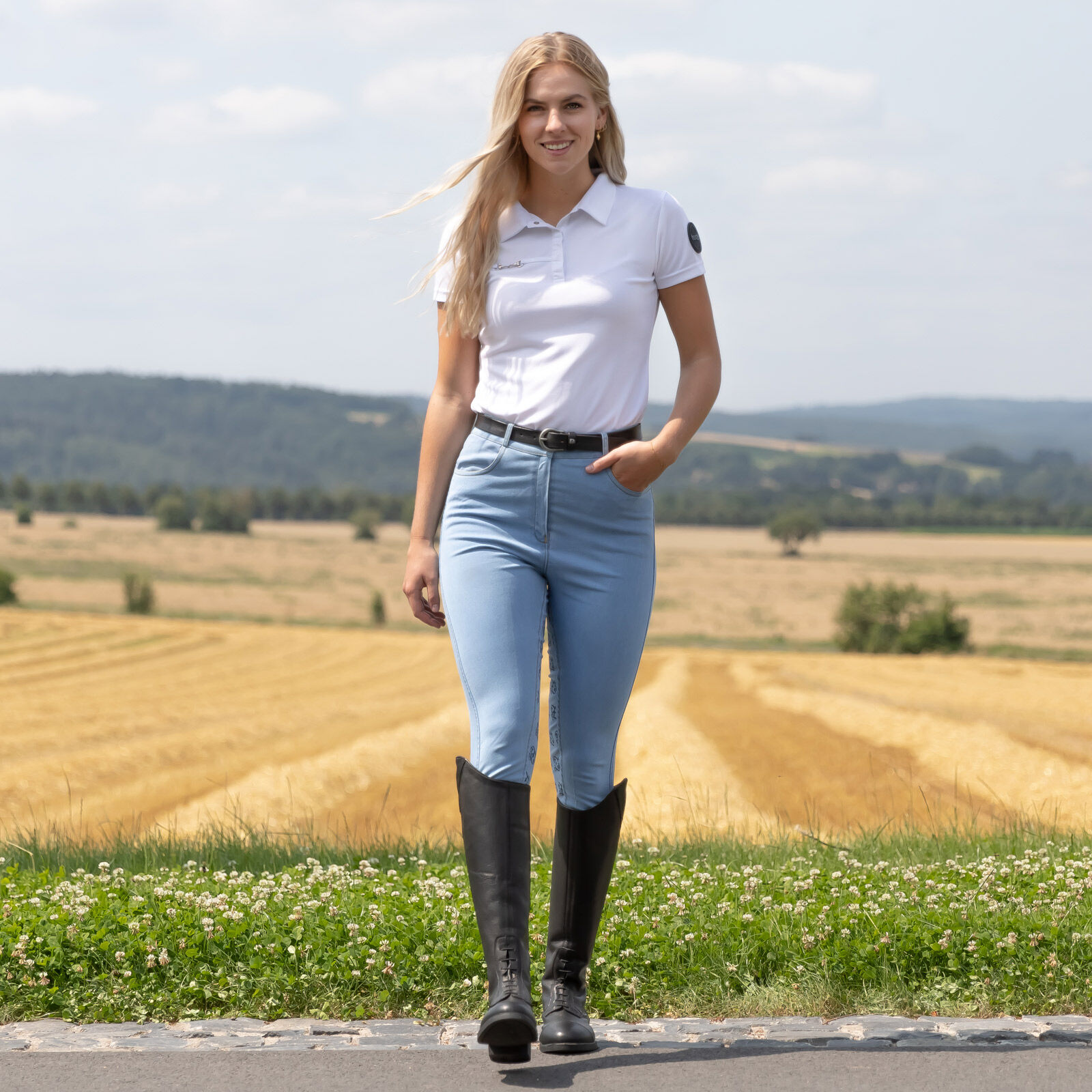 High waisted shop riding jeans