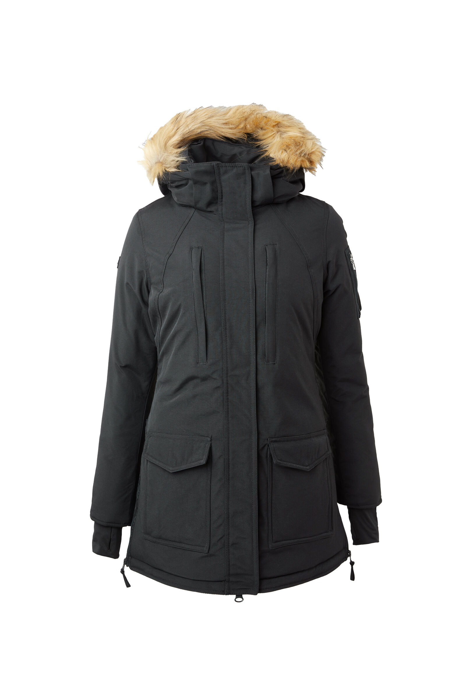 Long top parka womens