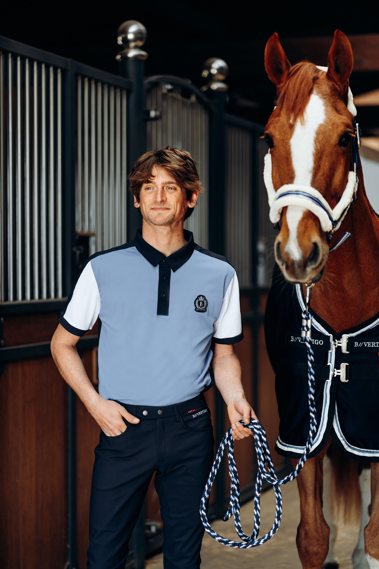 B Vertigo Alec Men s Functional Polo Shirt