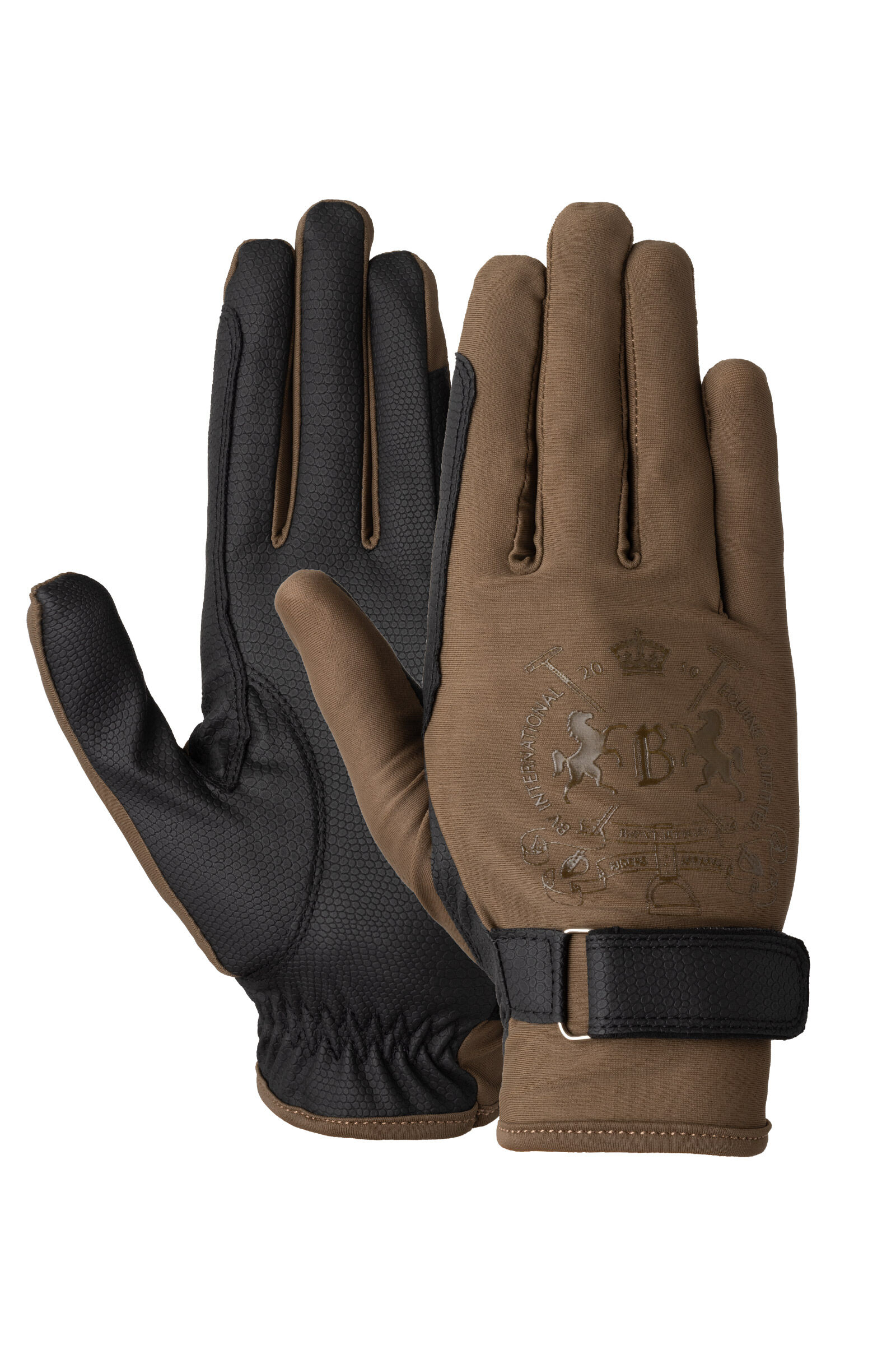 B Vertigo Laia Women s Riding Gloves with Logo Print horze