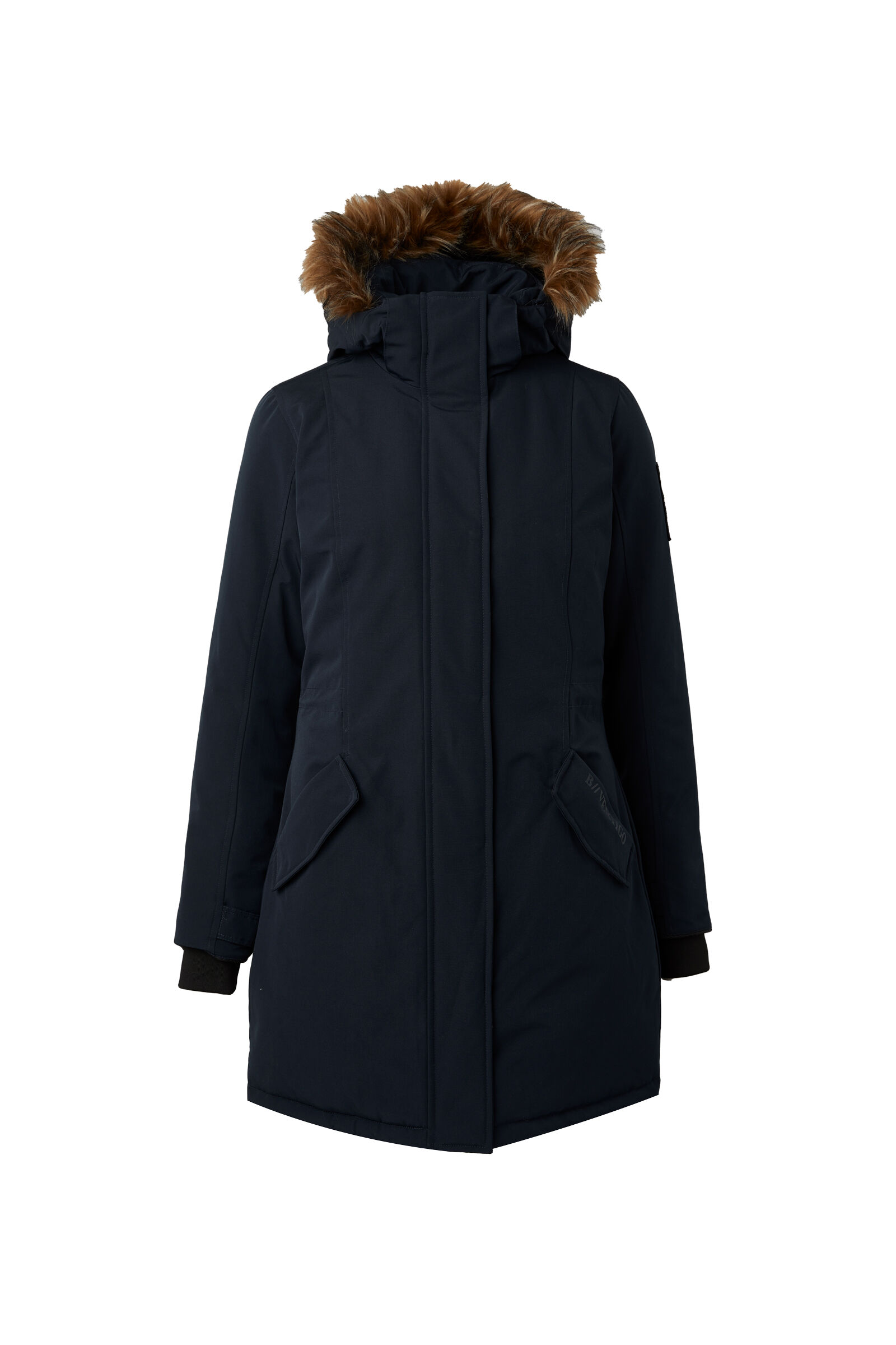Black winter parka womens discount