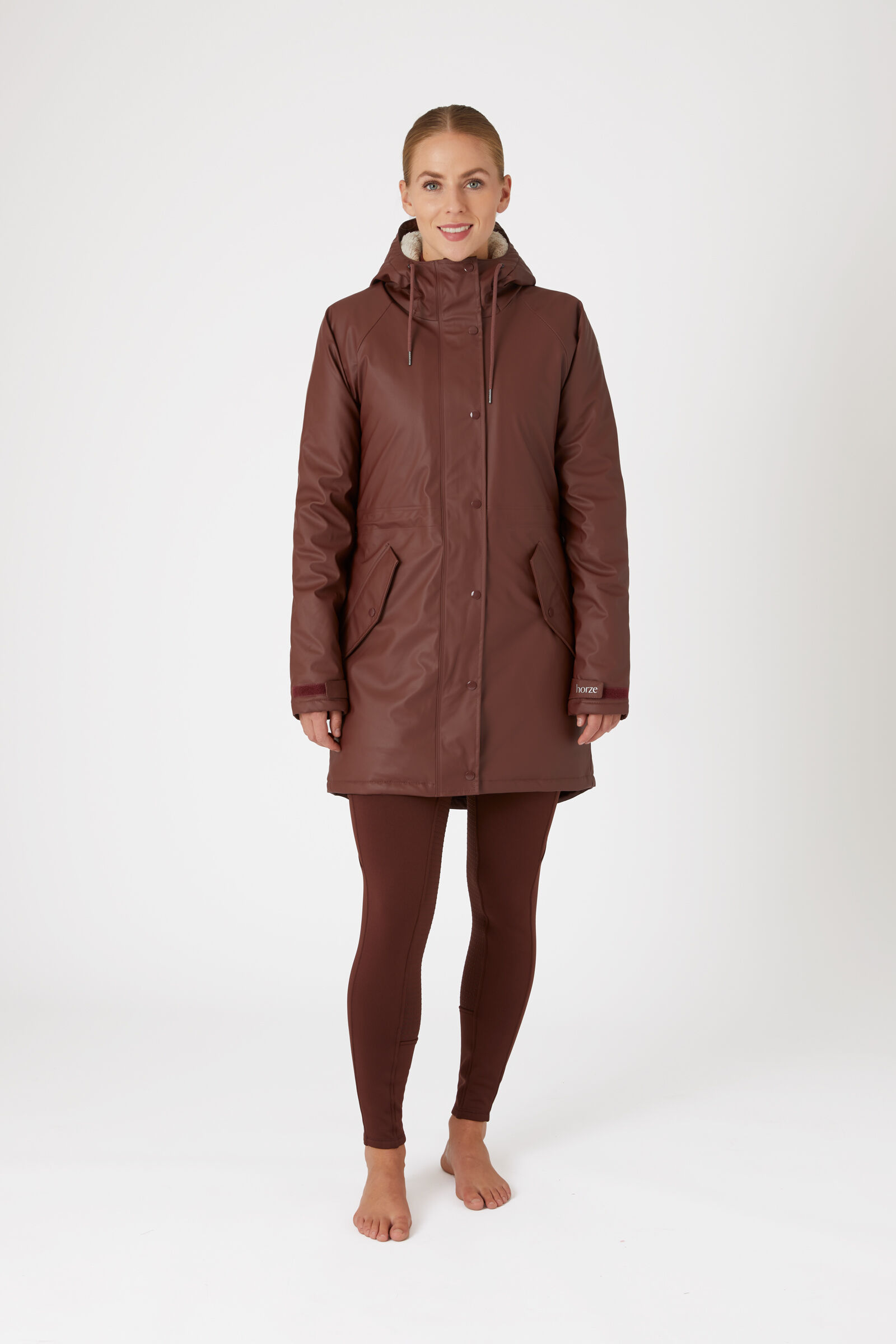 Horze Dania Women s Winter Raincoat with Fleece Lining horze