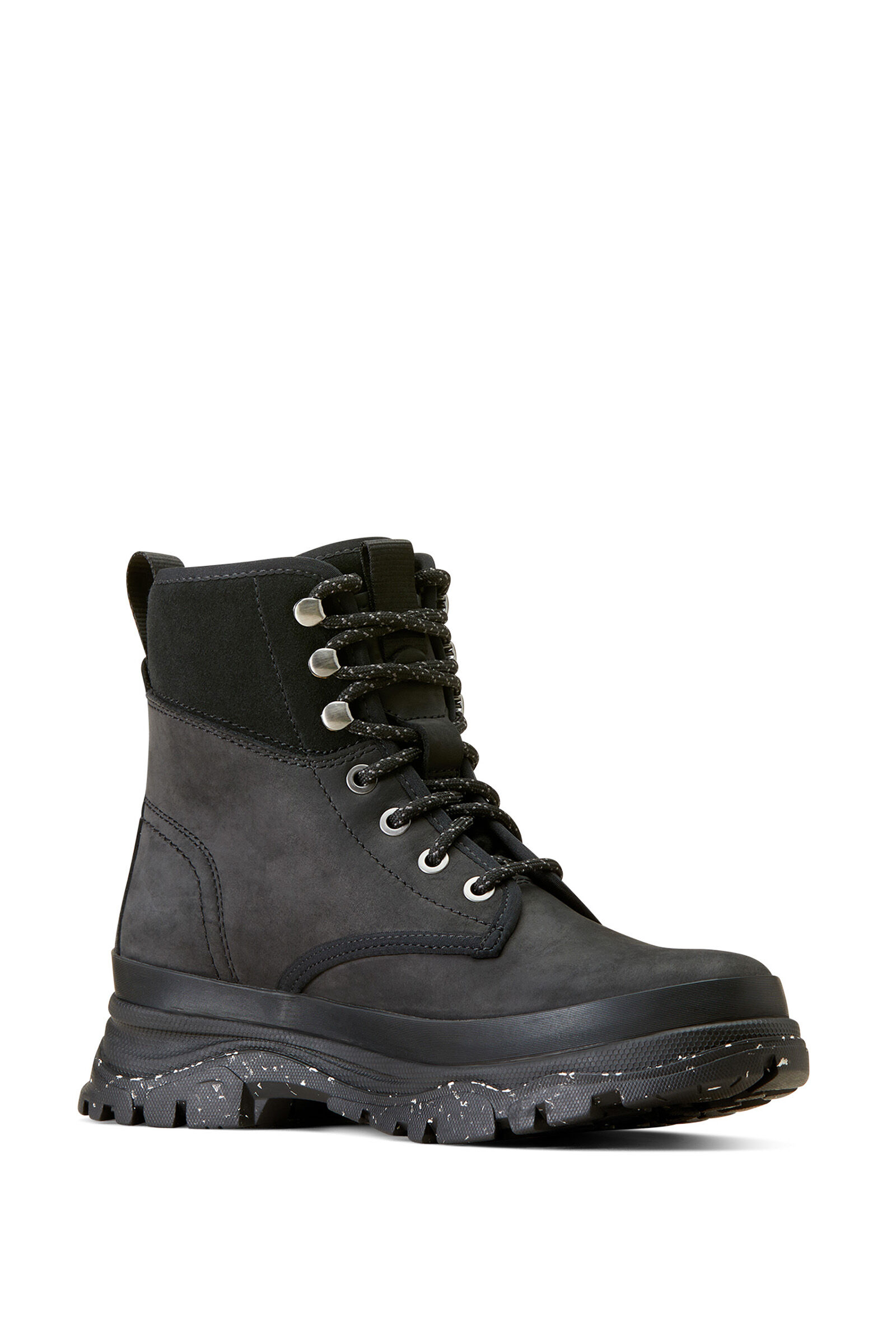 Ariat black lace up deals boots
