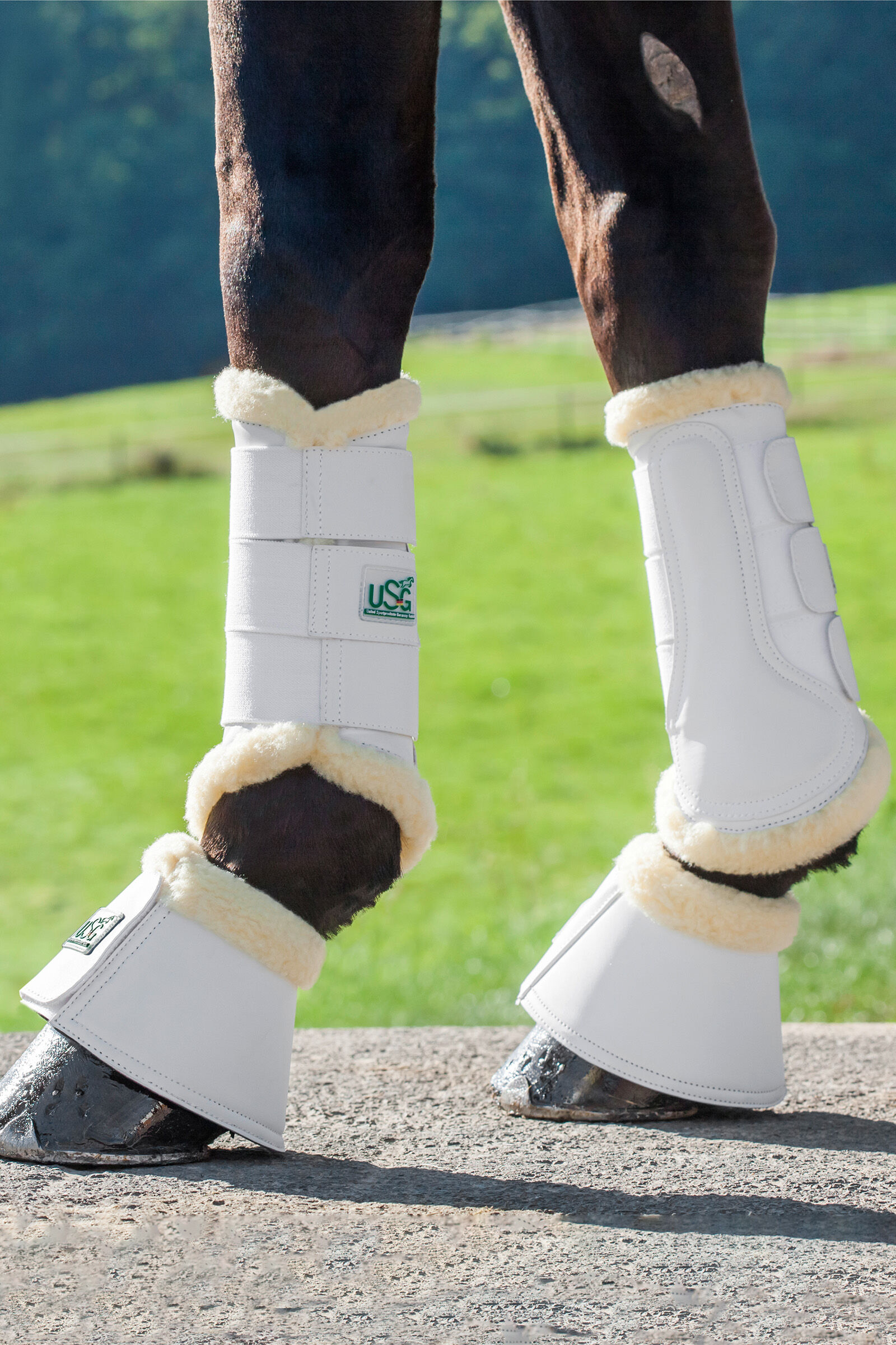 USG Breathopren Bell Boots with Faux Fur horze