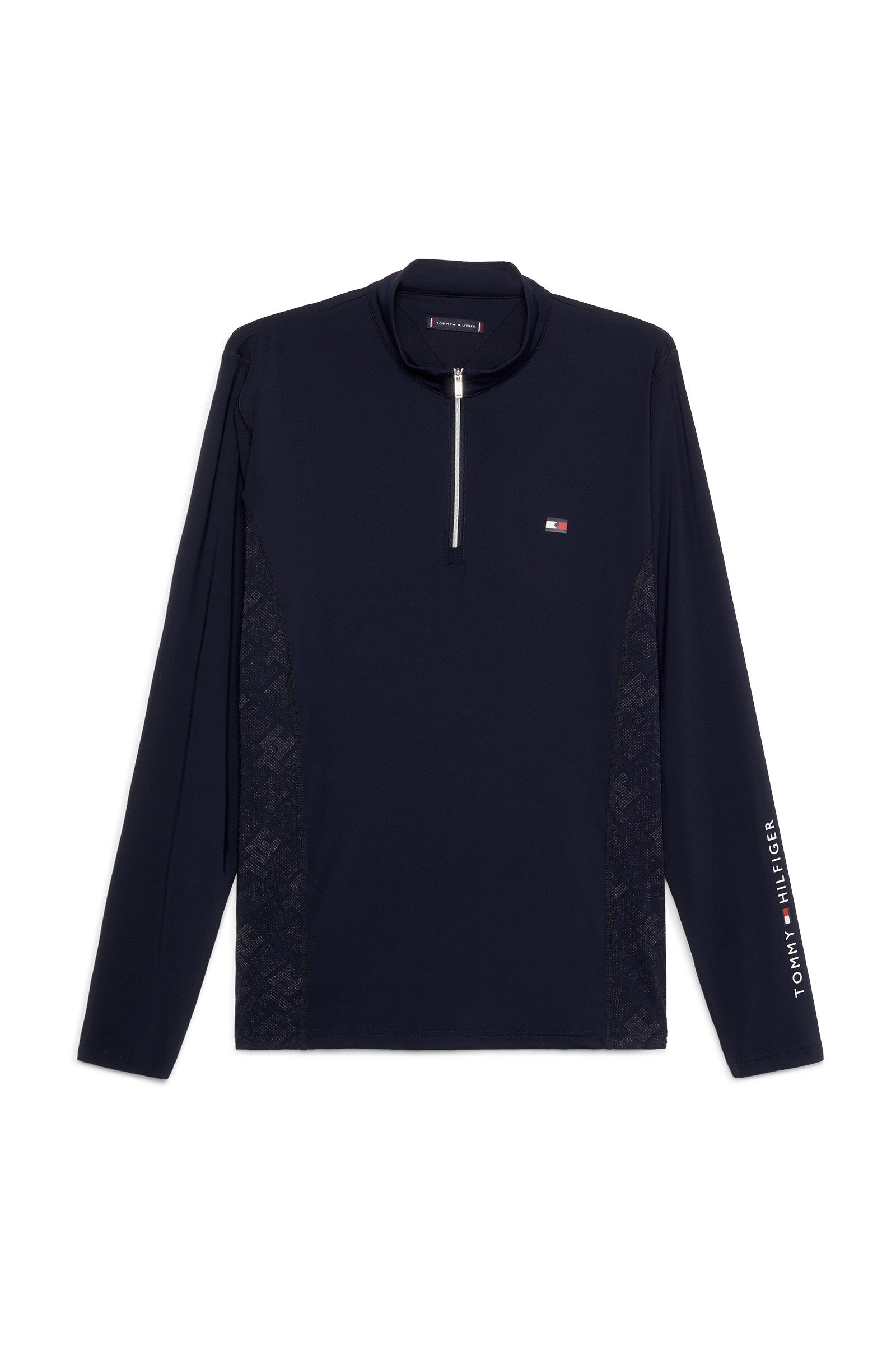Tommy Hilfiger Wellington Long Sleeve 1 4 Zip Training Top