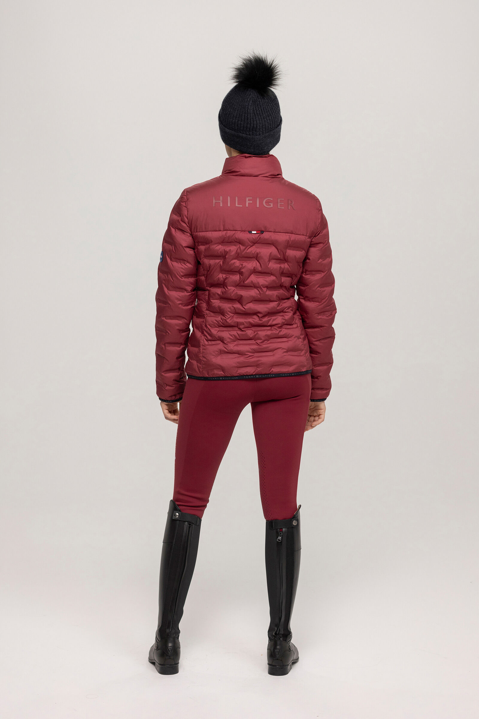 Red tommy hilfiger jacket womens online