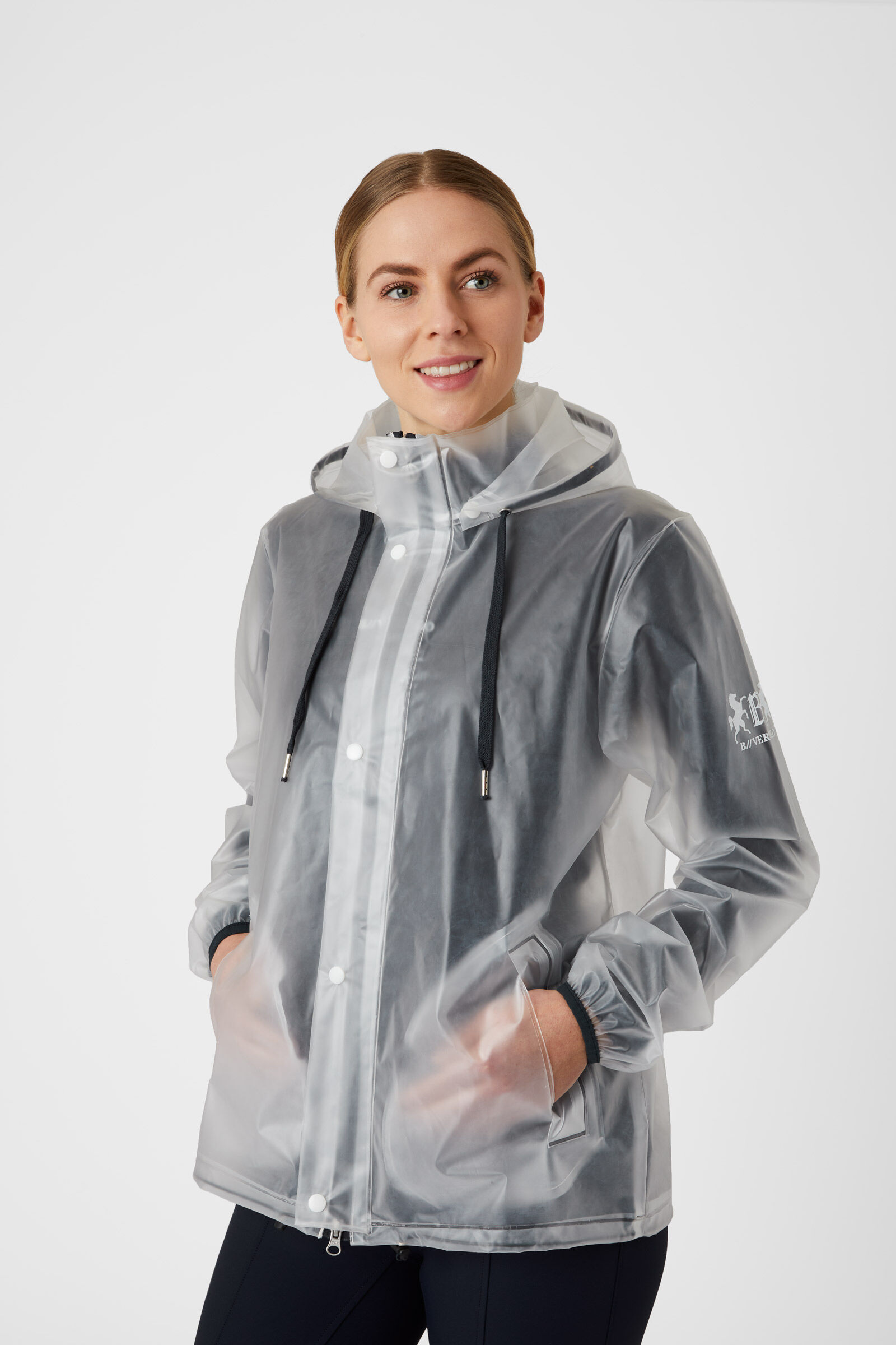 B Vertigo Remi Women s Transparent Rain Riding Jacket