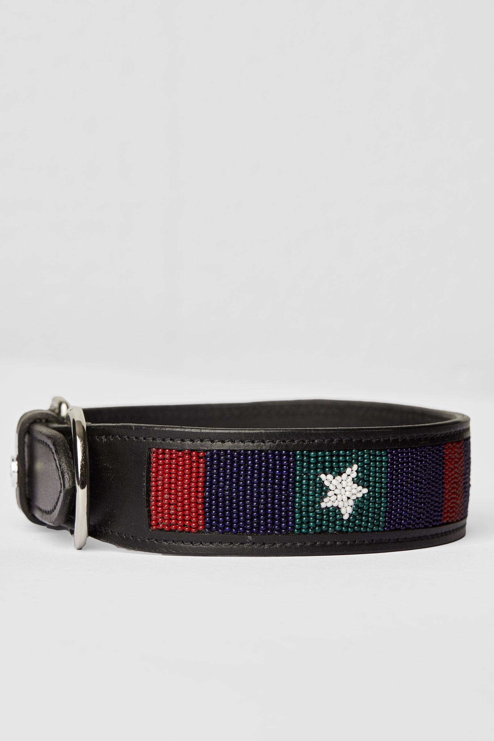 Stars and stripes dog collar top