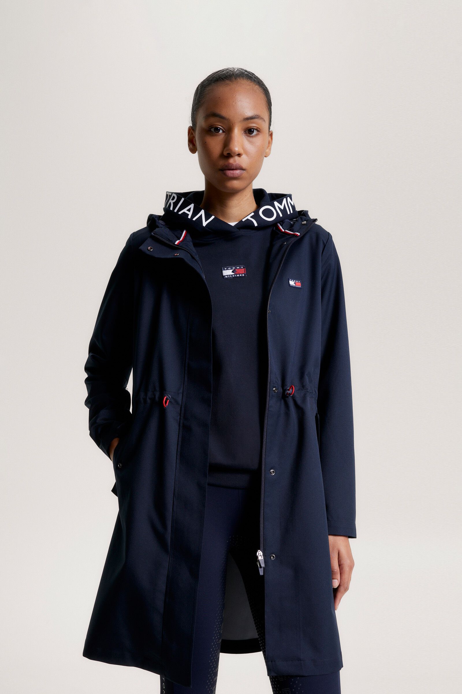 Long tommy hilfiger hot sale coat