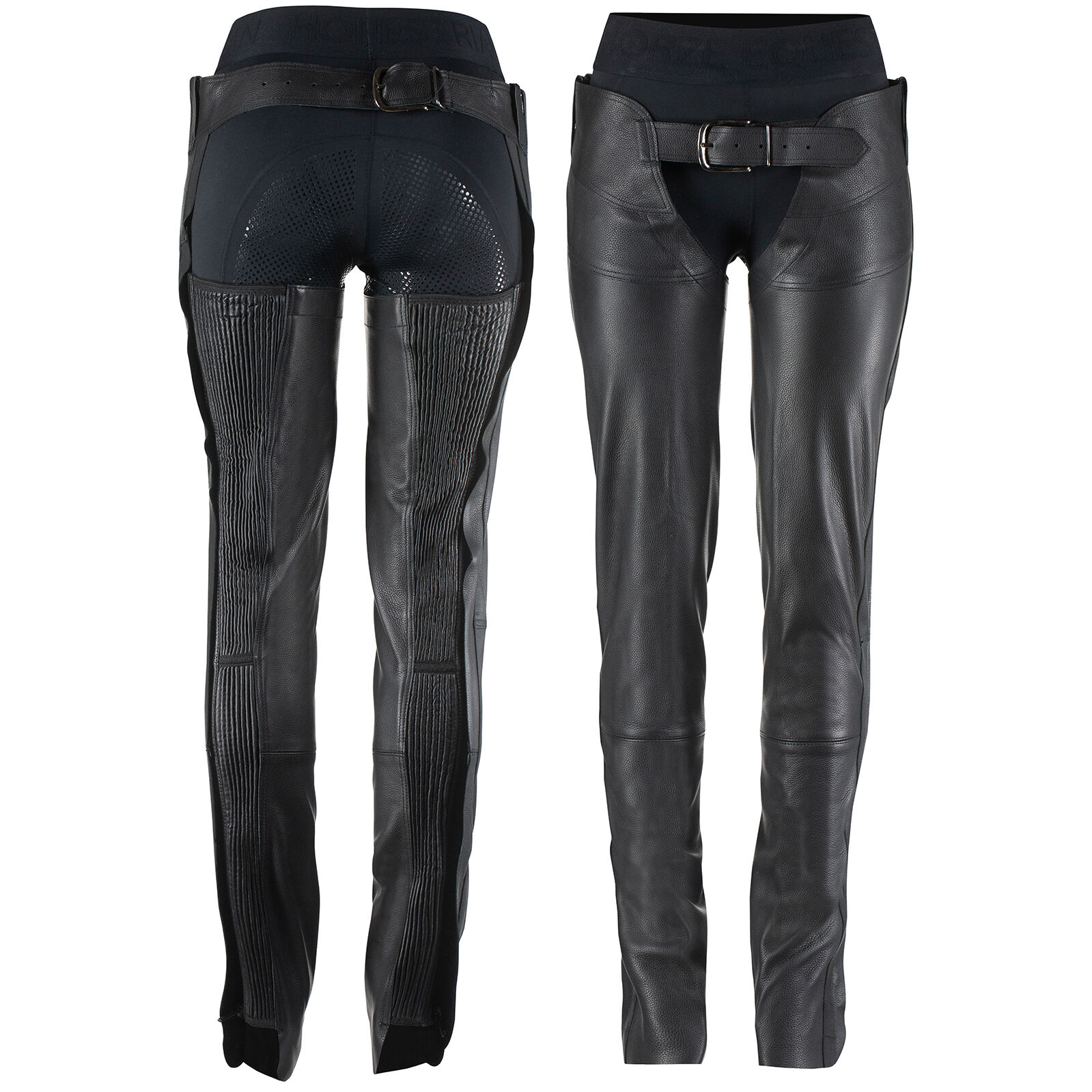White leather chaps clearance