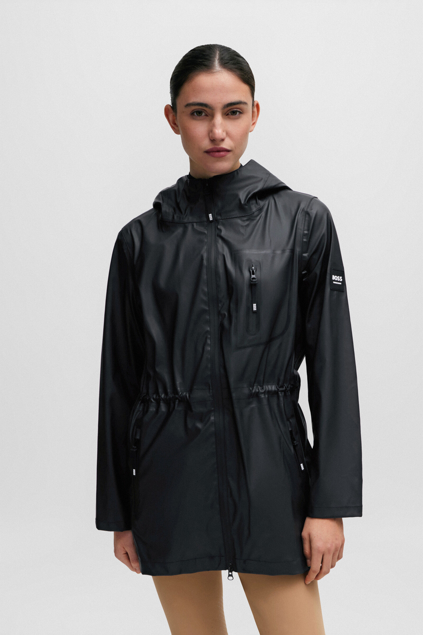 Boss raincoat sale price