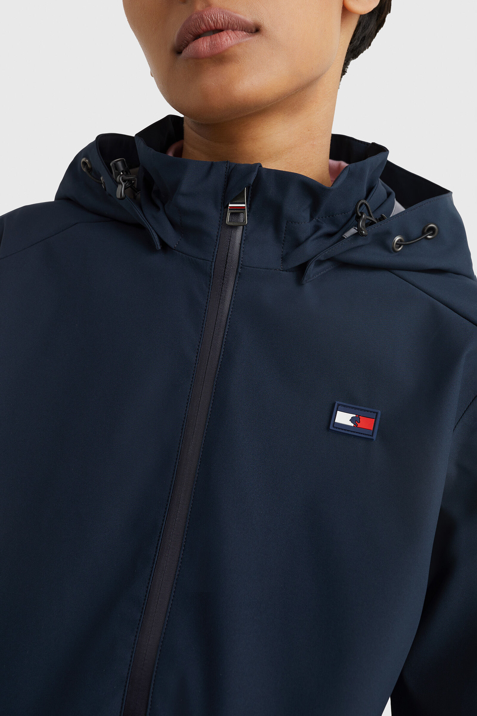 Tommy Hilfiger Equestrian Women s Waterproof Bomber Rain Jacket