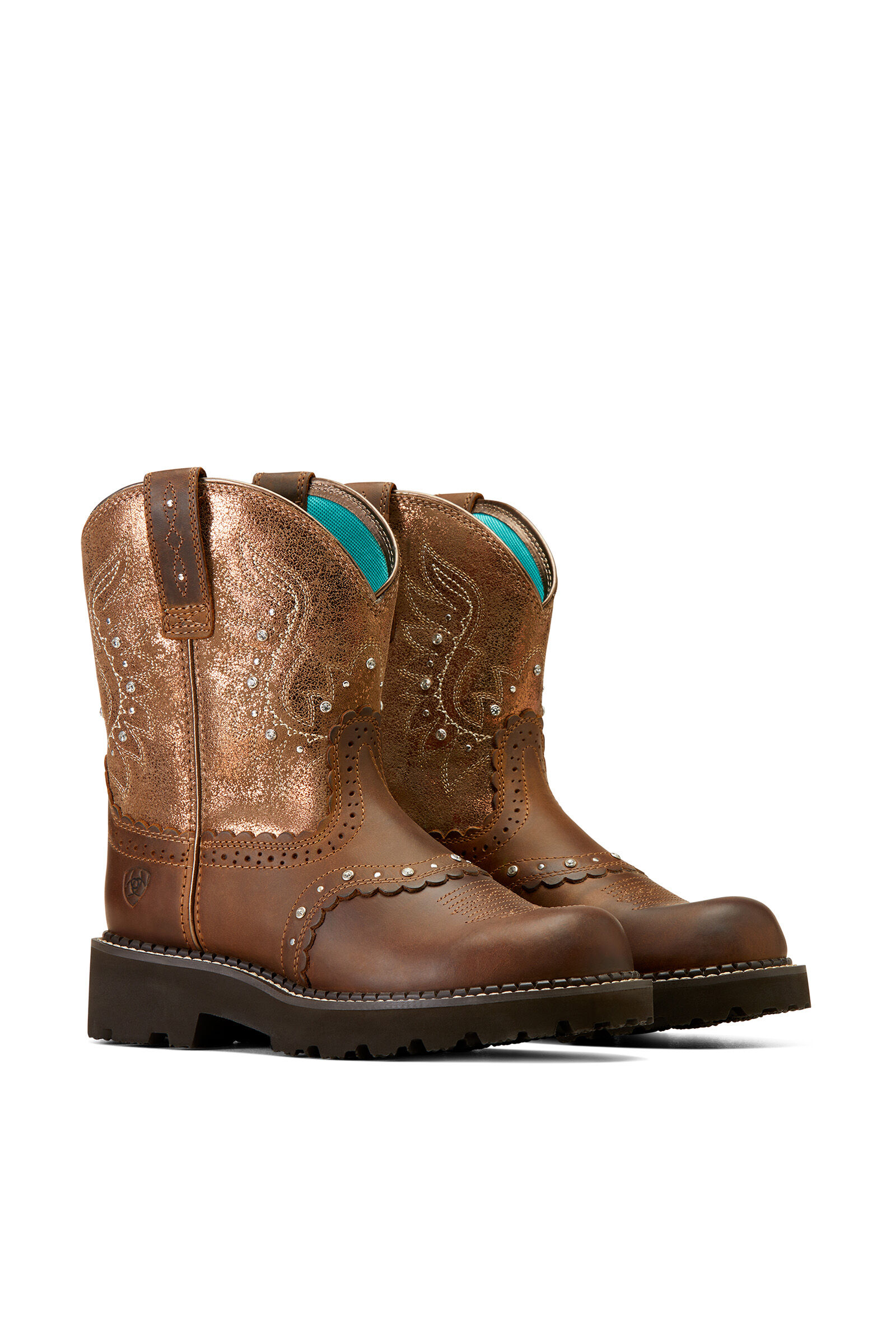 Ariat rhinestone boots top